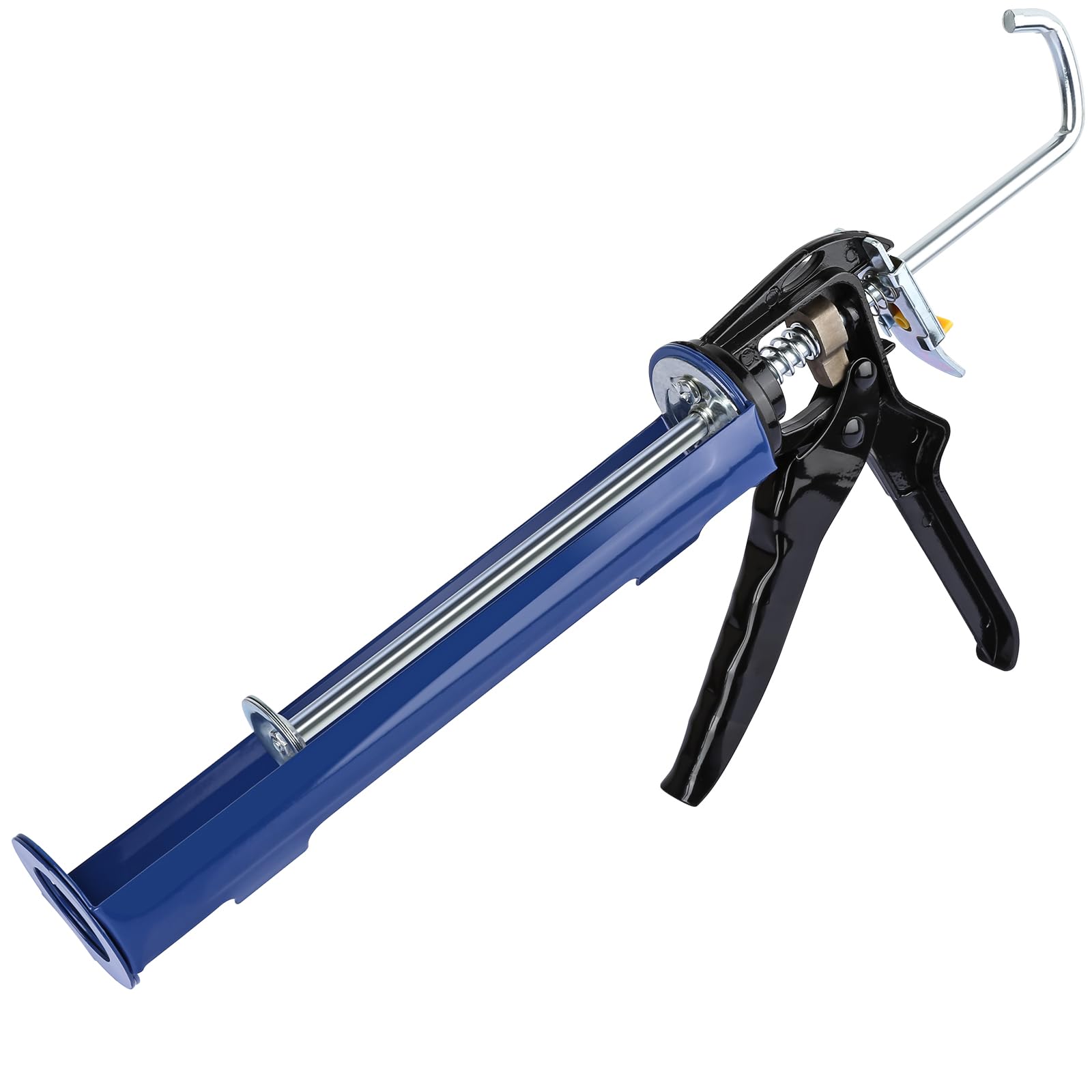 10:1 High Thrust Ratio Drip-Free Caulking Gun - Professional Sealant Gun for Silicone, Adhesive & Caulk Cartridges (10 oz, Blue) - Perfect for Home Repairs, Bathroom Sealing & DIY Projects