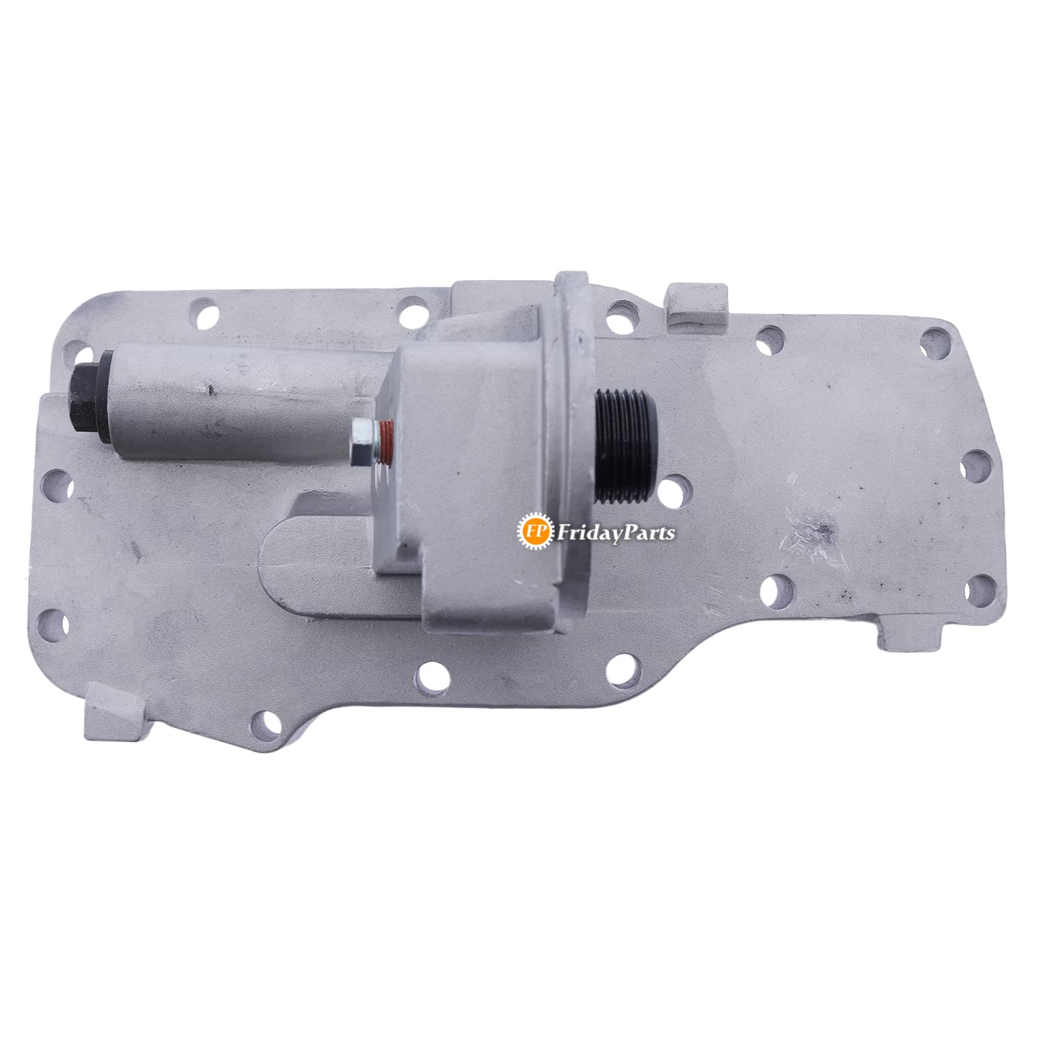 FridayParts Oil Filter Housing 4983354 5297618 3965153 - Compatible Replacement for Cummins Engine - Heavy Duty Truck & Industrial Equipment Maintenance