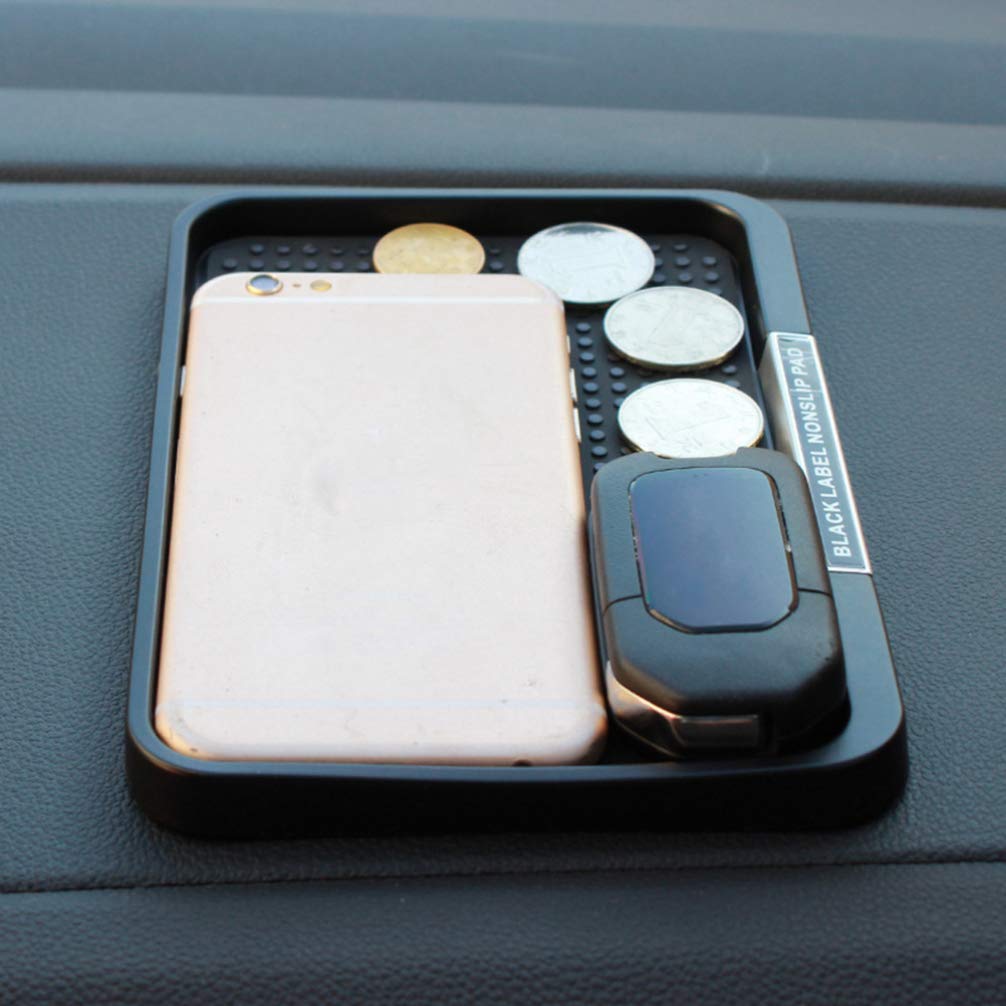 BESPORTBLE Non-Slip Car Dashboard Mat - Anti-Slip Dash Grip Pad with Phone Holder | Perfect for Securing Phones & Small Items While Driving (Fits Most Vehicles)