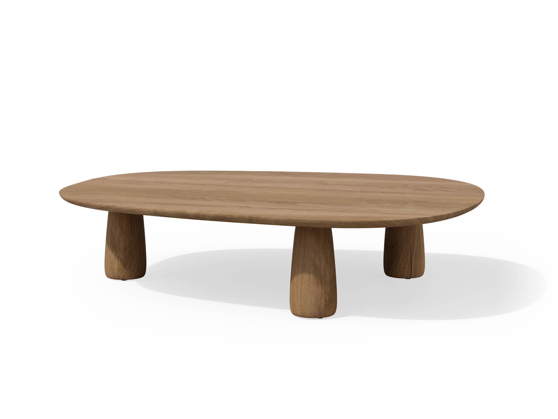 Dunes Low Table - Modern Minimalist Coffee Table for Living Room, Bedroom & Office - Sturdy & Stylish Home Decor Furniture for Small Spaces