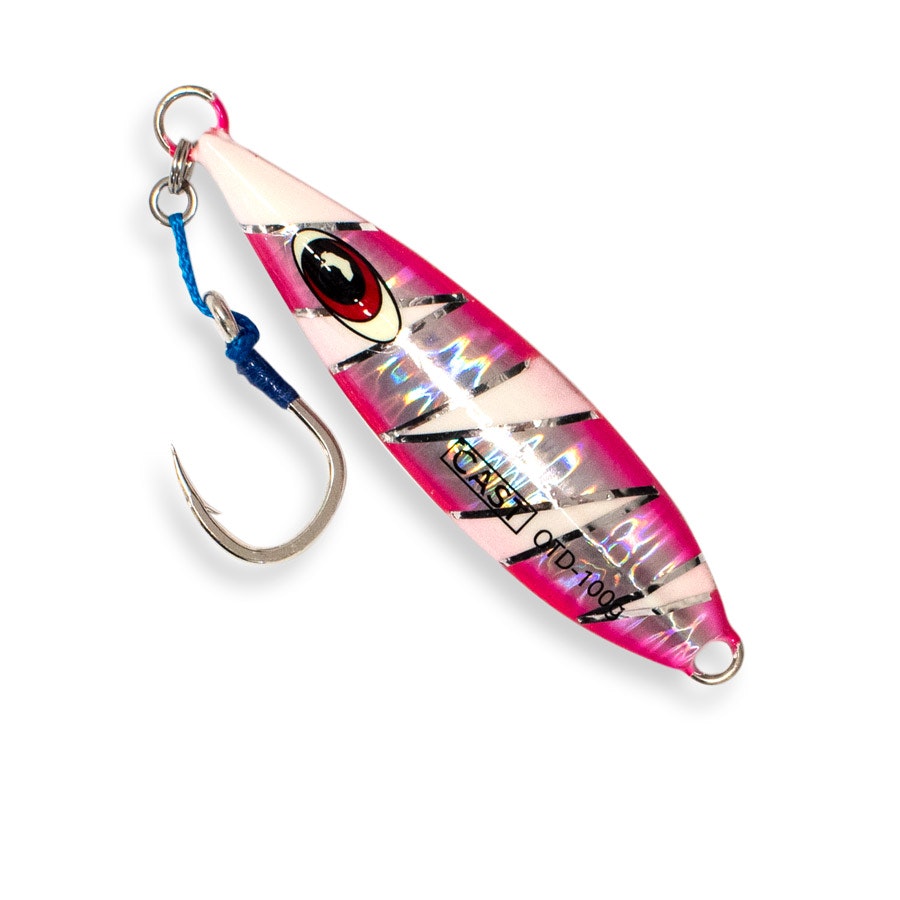 Cast Slow Pitch Jig 100g - Premium Saltwater Fishing Lure for On The Drop Technique - Perfect for Deep Sea Fishing & Bottom Fishing