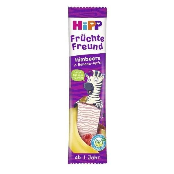 HiPP Organic Fruit Snack Bar - Apple Banana Raspberry Flavor (23g) | Healthy Kids Snack for Lunch Box, Travel & On-the-Go | No Added Sugar, Gluten Free