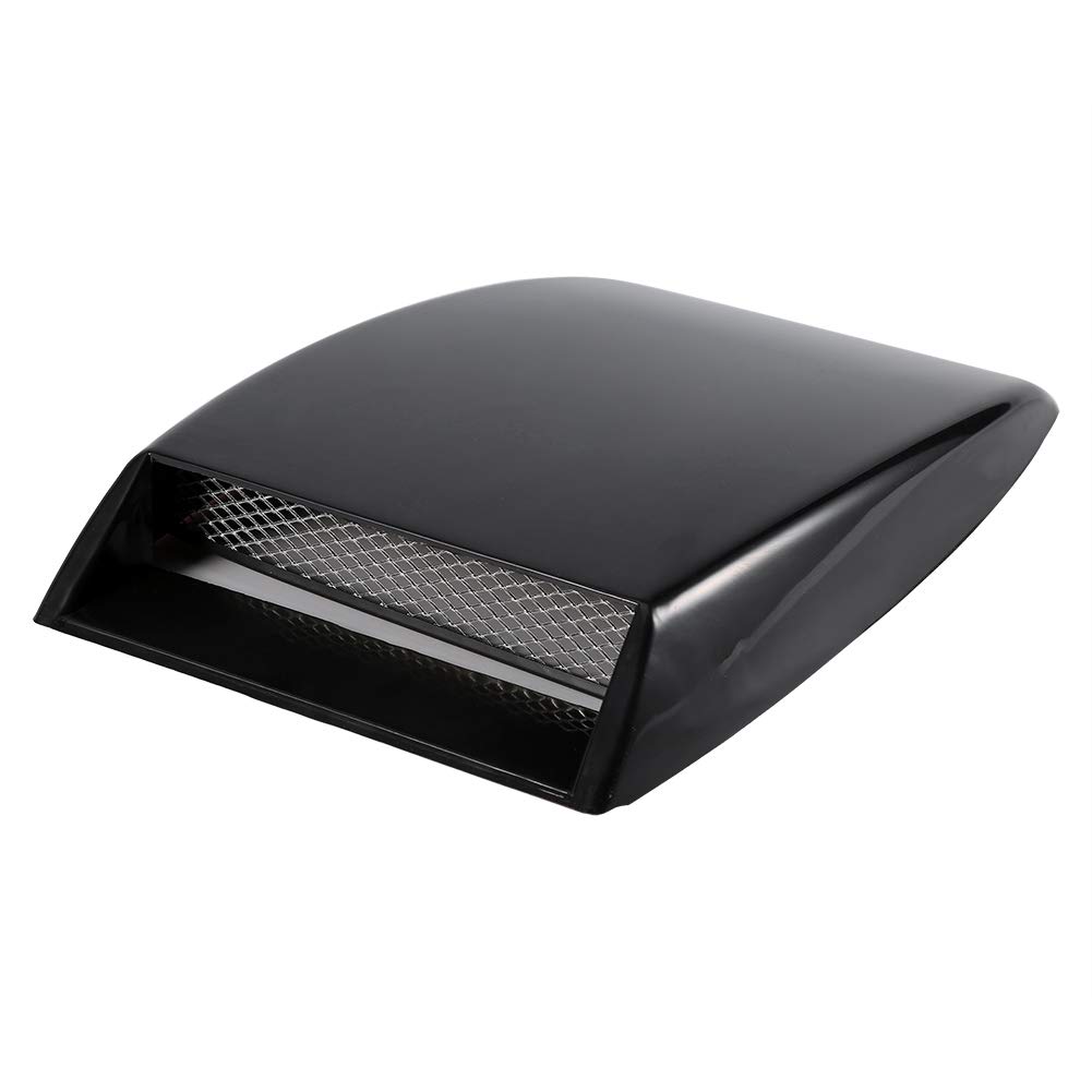 Universal Car Hood Air Flow Intake Scoop Vent Cover - Black Decorative Bonnet Sticker for Enhanced Engine Cooling & Sporty Style - Perfect for Sedans, SUVs & Performance Cars