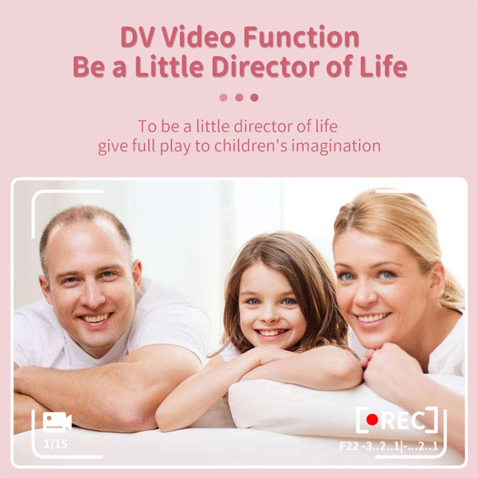 Eujgoov Mini Thermal Printer - 2.0in IPS 1080P 44MP Kids Instant Print Camera Toy for Birthday Gifts & Travel Memories