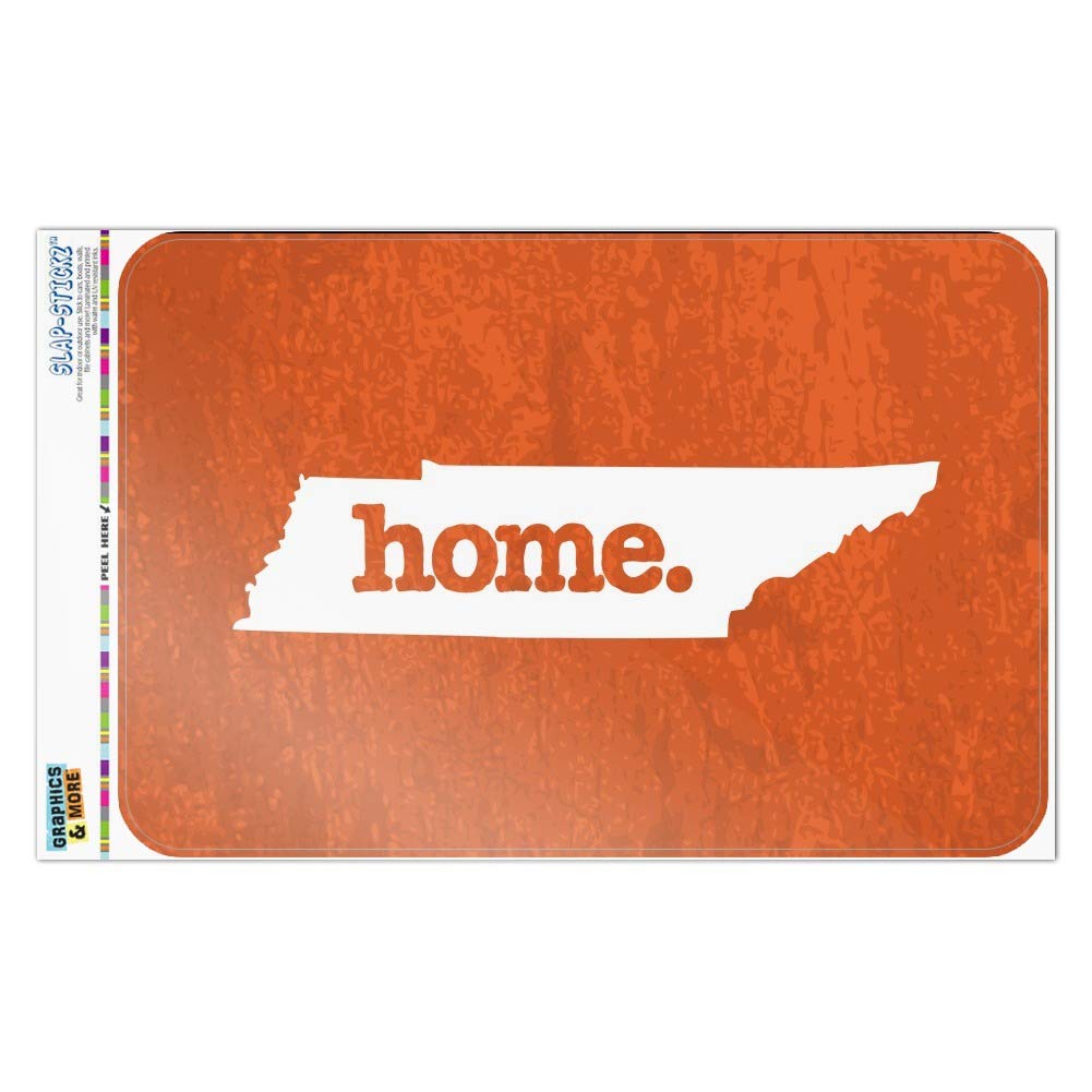 Officially Licensed Tennessee TN Home State Textured Orange Sign - Perfect for Home, Office & Business Decor | Durable & Stylish Wall Art