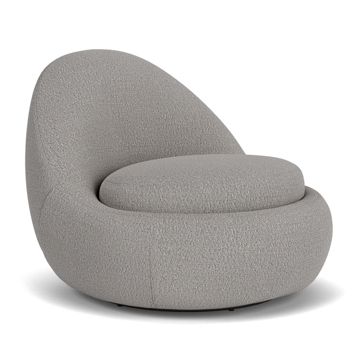 Babette Boucle Swivel Armchair - Modern Velvet Upholstered Accent Chair with 360° Rotation for Living Room, Bedroom, or Office