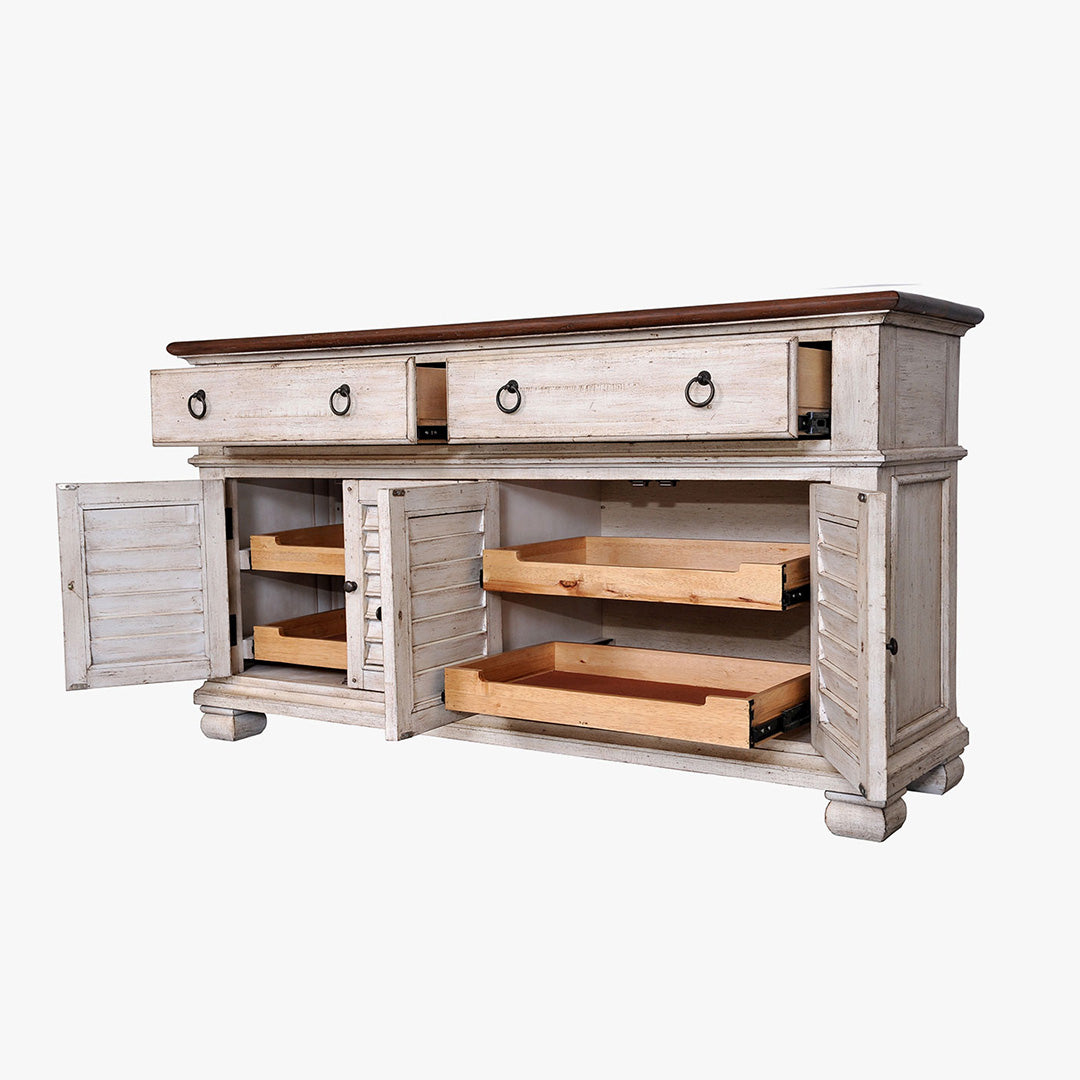 Belmont Buffet - Elegant Dining Room Buffet Cabinet for Home Decor & Storage | Perfect for Dining Room, Living Room & Entryway Organization