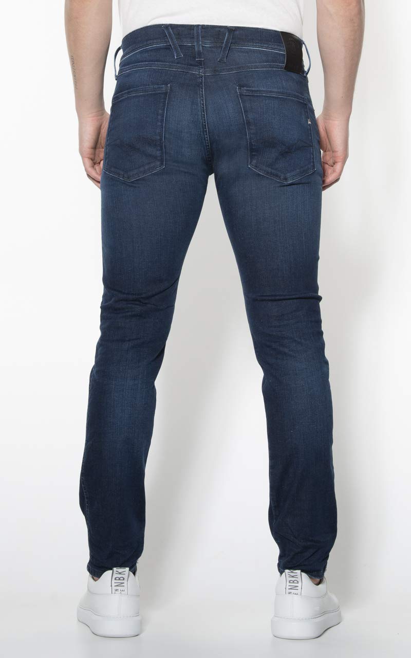 Replay Men's Slim Fit Single Jeans - Classic Blue Denim Pants for Casual Wear & Everyday Style | Perfect for Work, Outings & Date Nights