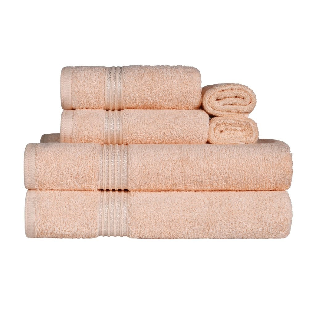 Premium 6-Piece Egyptian Cotton Towel Set - Ultra Soft, Highly Absorbent Bath Towels for Spa, Hotel & Luxury Home Use