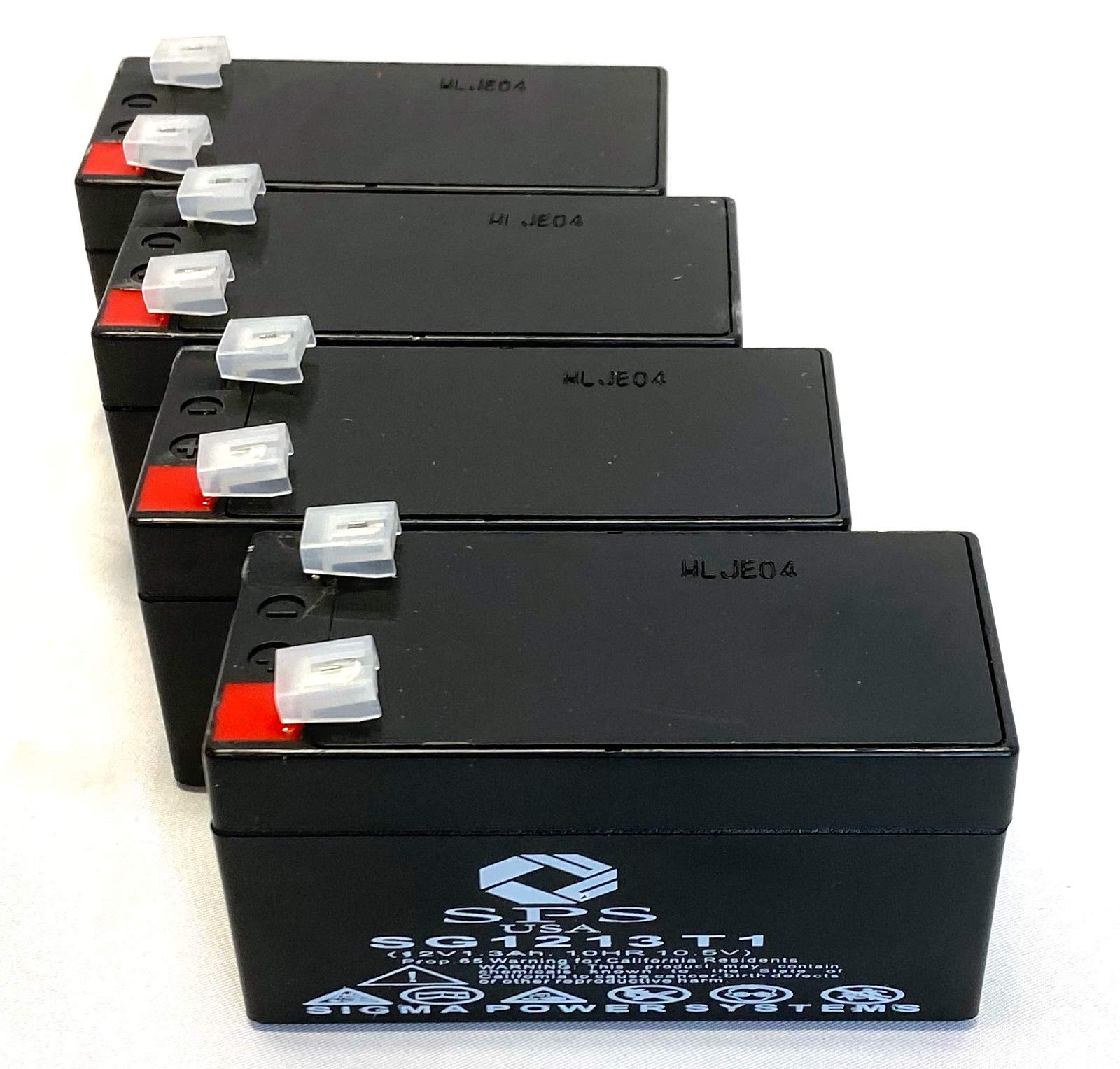 SPS Brand 12V 1.3Ah Replacement Battery for Gtdaudio Happie - 4 Pack - Compatible with Audio Equipment, Power Tools & Portable Devices