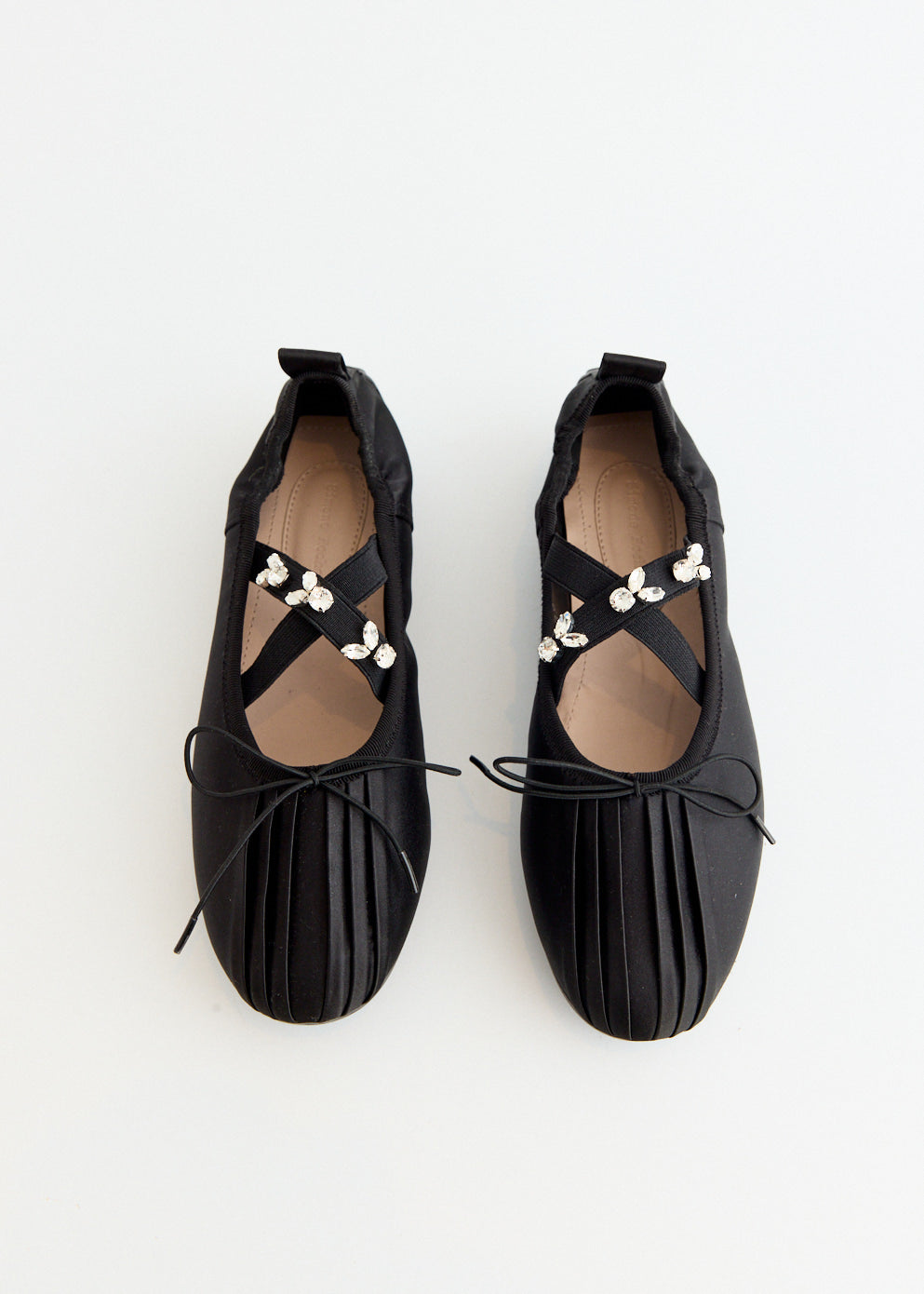 Elegant Embellished Ballerina Flats for Women - Non-Slip Comfortable Ballet Shoes for Work, Party & Everyday Wear