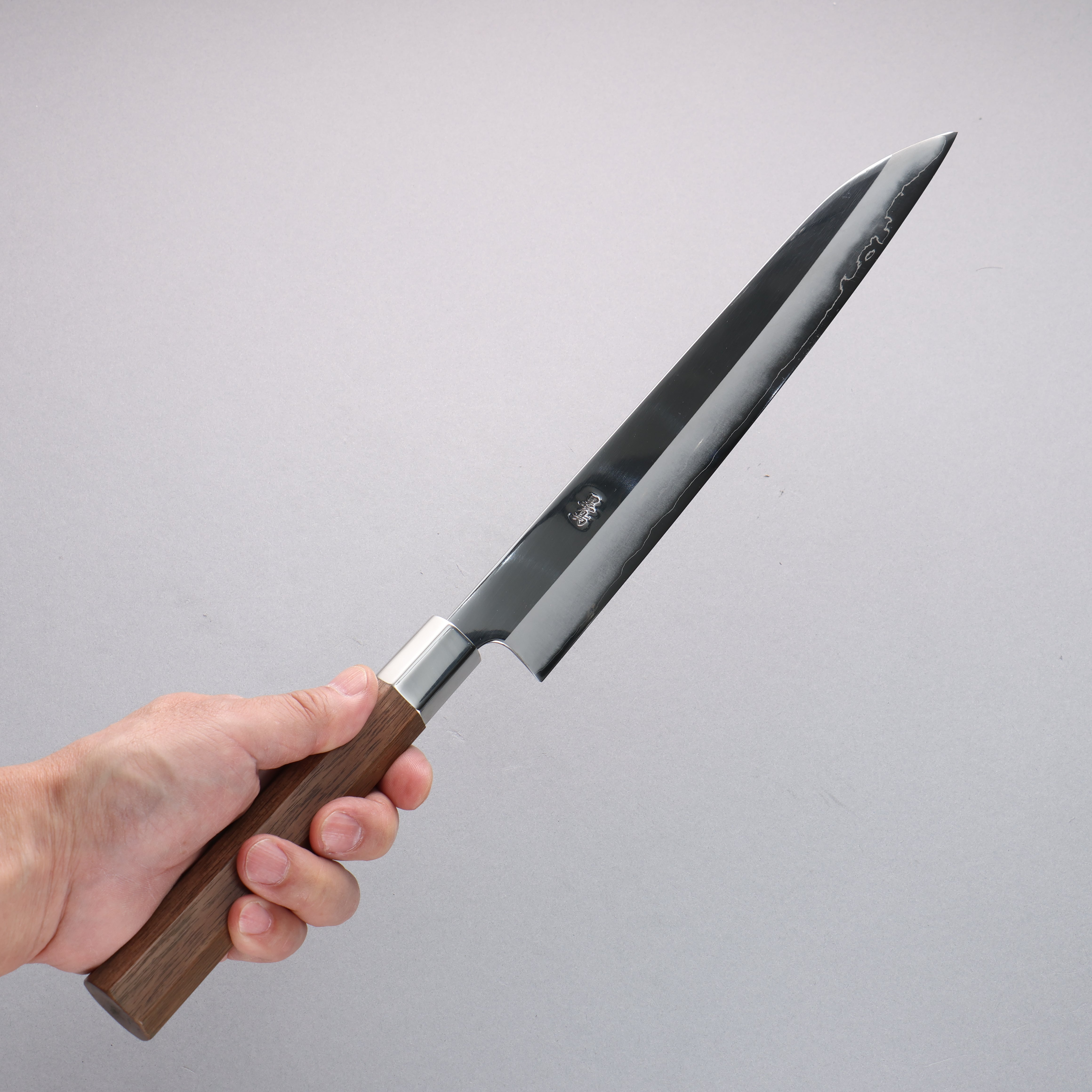 Premium Kurotori Sujihiki Knife 270mm - Japanese Silver Steel No.3 Migaki Finish with Walnut Handle - Perfect for Slicing Sashimi, Roasts & Delicate Proteins