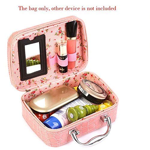 Vichip Cosmetic Jewelry Organizer Box with Mirror - Perfect for Makeup & Travel