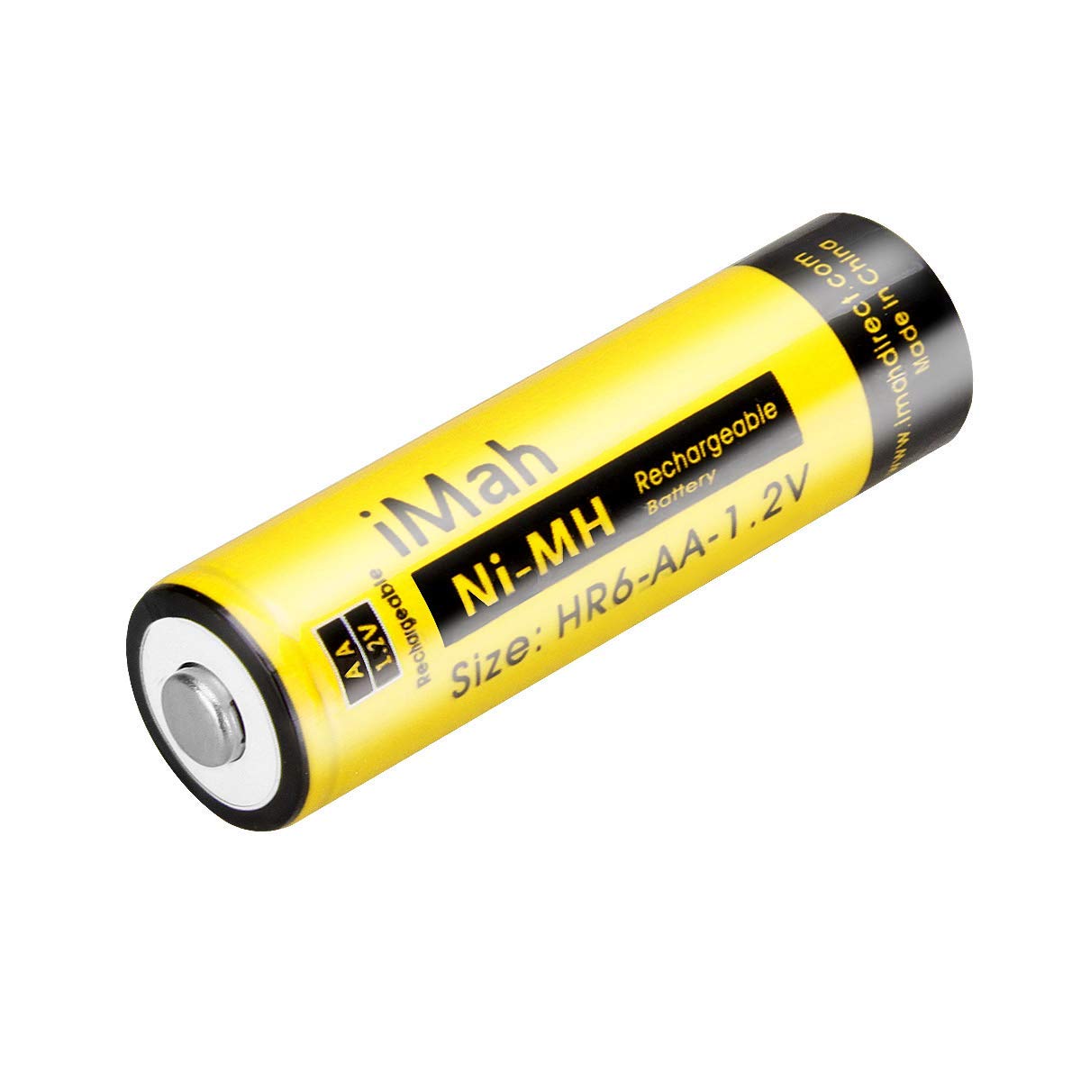 iMah HR6 AA Rechargeable Batteries 800mAh 1.2V Ni-MH - Solar Lights & Outdoor Garden Pathway Lamps Replacement - Pack of 8 - Perfect for Landscape Lighting, Backyard Decor & Nighttime Safety