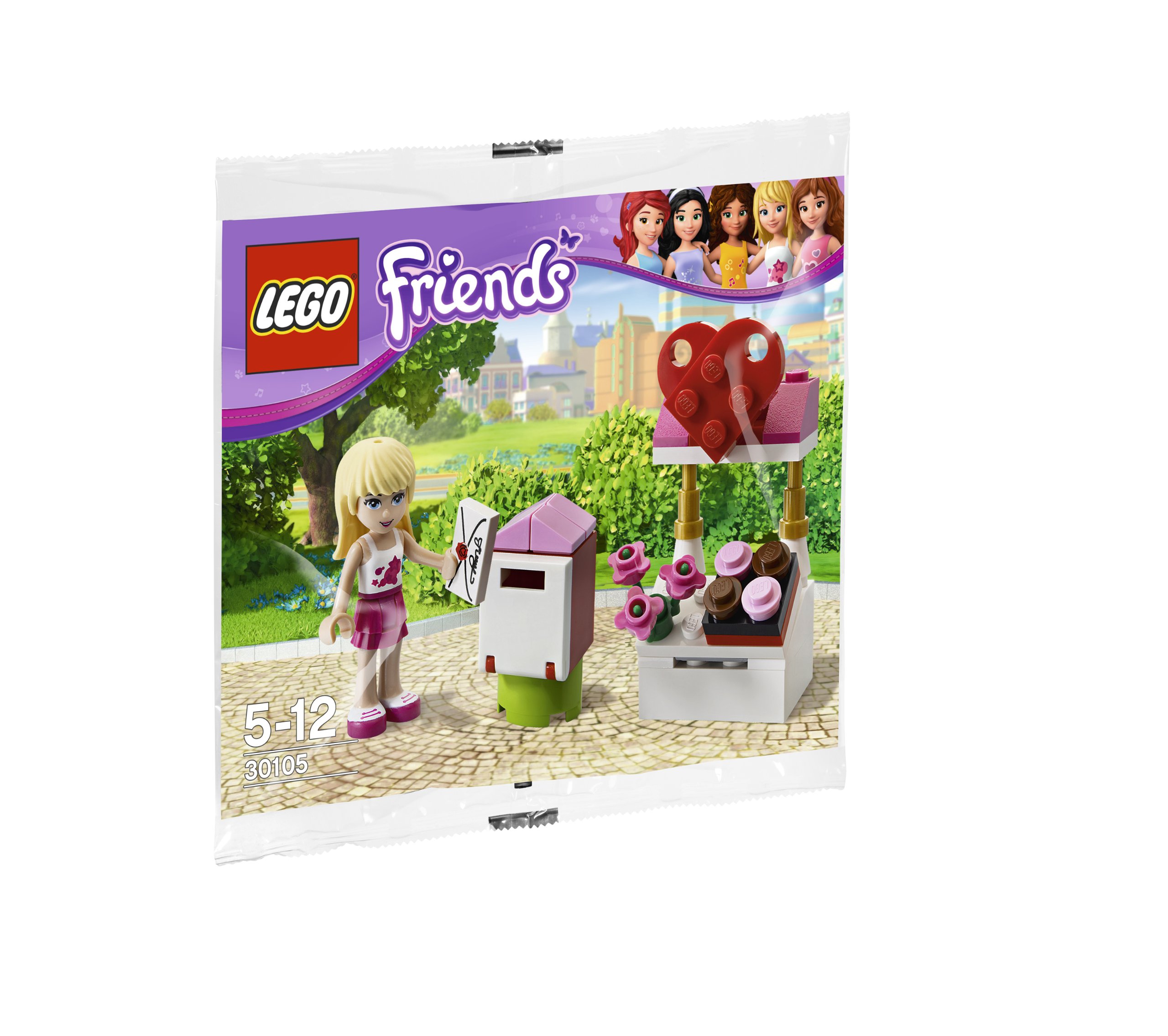 LEGO Friends Mailbox Stephanie Set 30105 Building Toy for Kids - Perfect for Creative Play, Birthday Gifts & Collectors (Bagged)