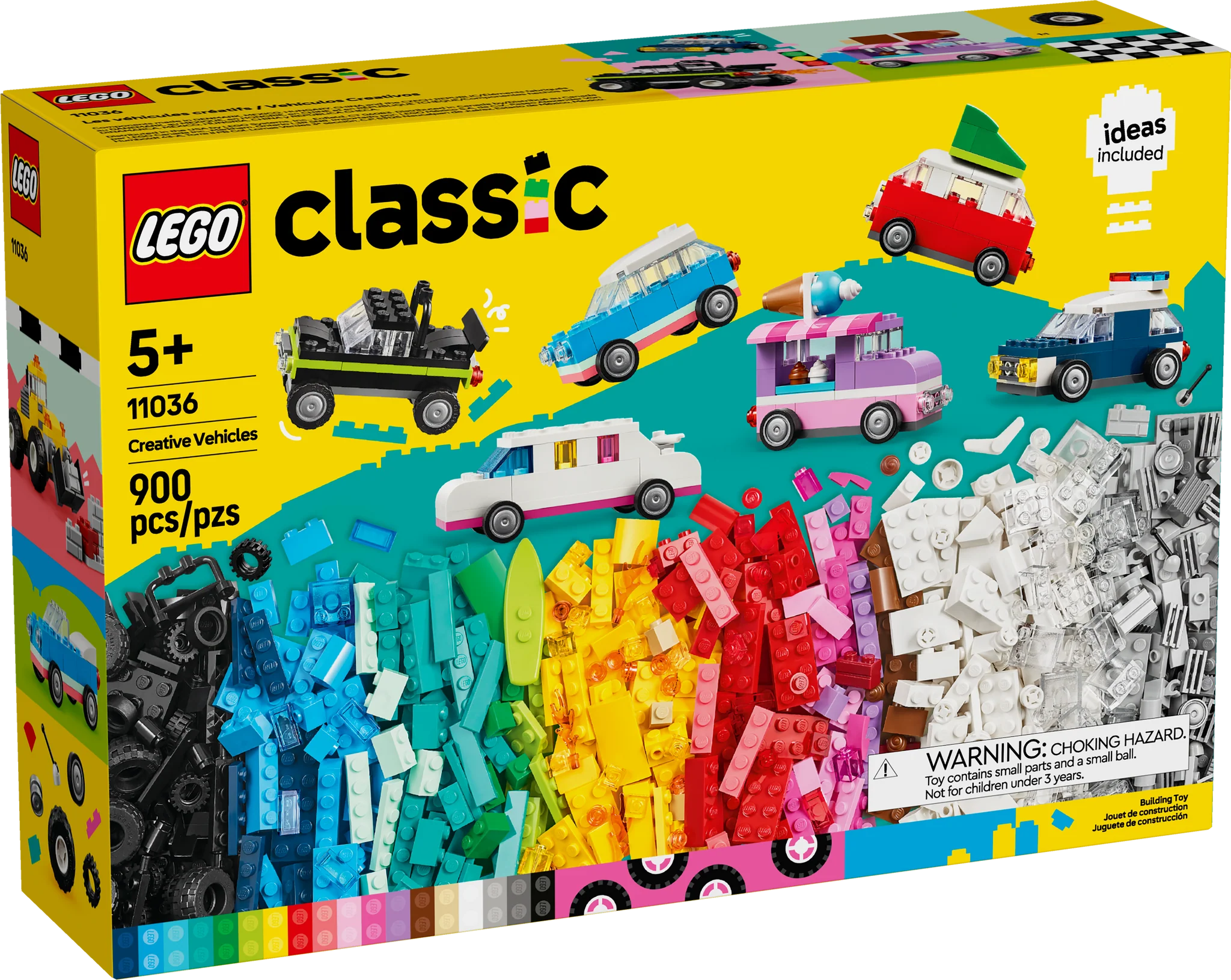 LEGO® Classic Creative Vehicles Building Toy Set - 11017 Pieces for Kids & Adults - STEM Learning & Creative Play - Perfect for Birthday Gifts & Family Bonding Activities