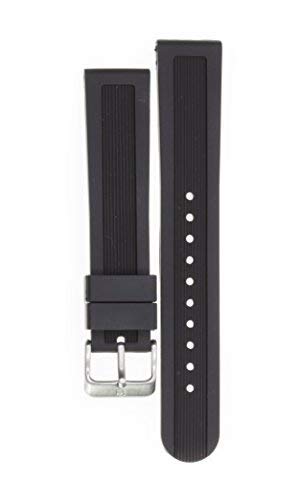 Victorinox Swiss Army Dive Master 500 Black Genuine Rubber Strap Diver Watch Band 20mm - Waterproof Dive Watch for Men, Professional Scuba Diving & Outdoor Adventure