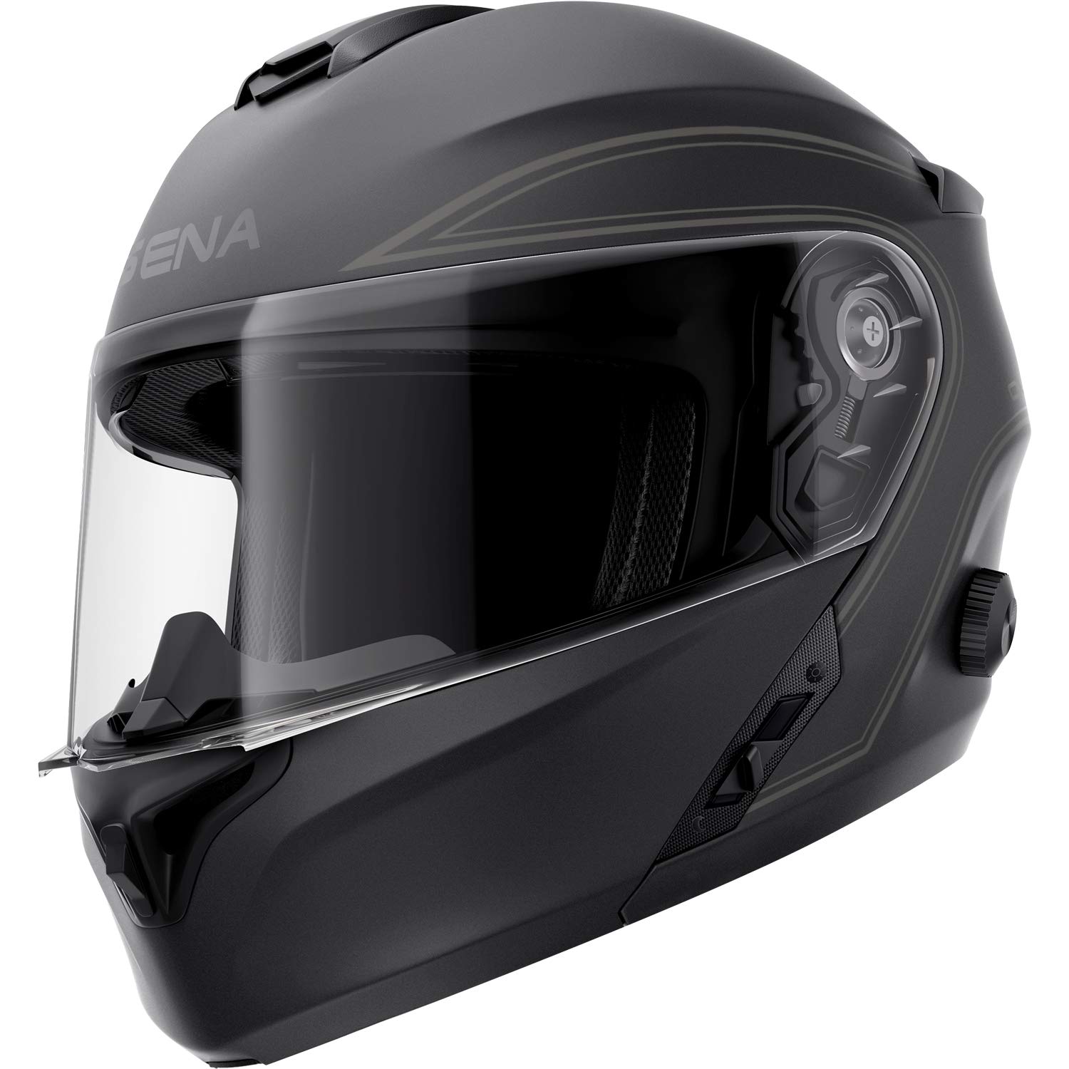 Sena Outrush Bluetooth Modular Motorcycle Helmet with Intercom System - Wireless Communication for Riders - Perfect for Touring, Commuting & Group Rides