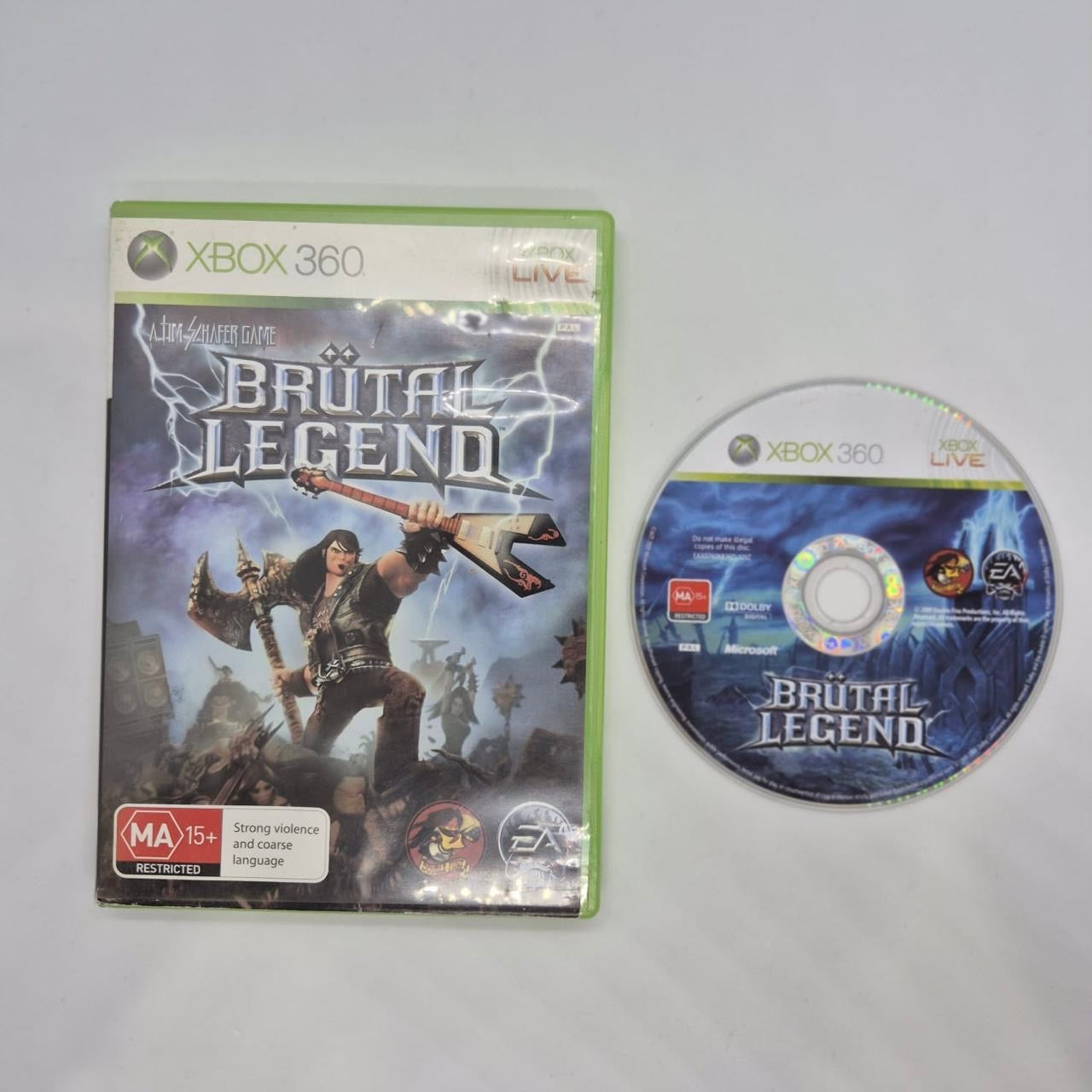 Brutal Legend Xbox 360 Game - Action-Adventure Video Game for Xbox 360 (PAL Version) - Perfect for Fans of Heavy Metal Music and Open-World Gaming
