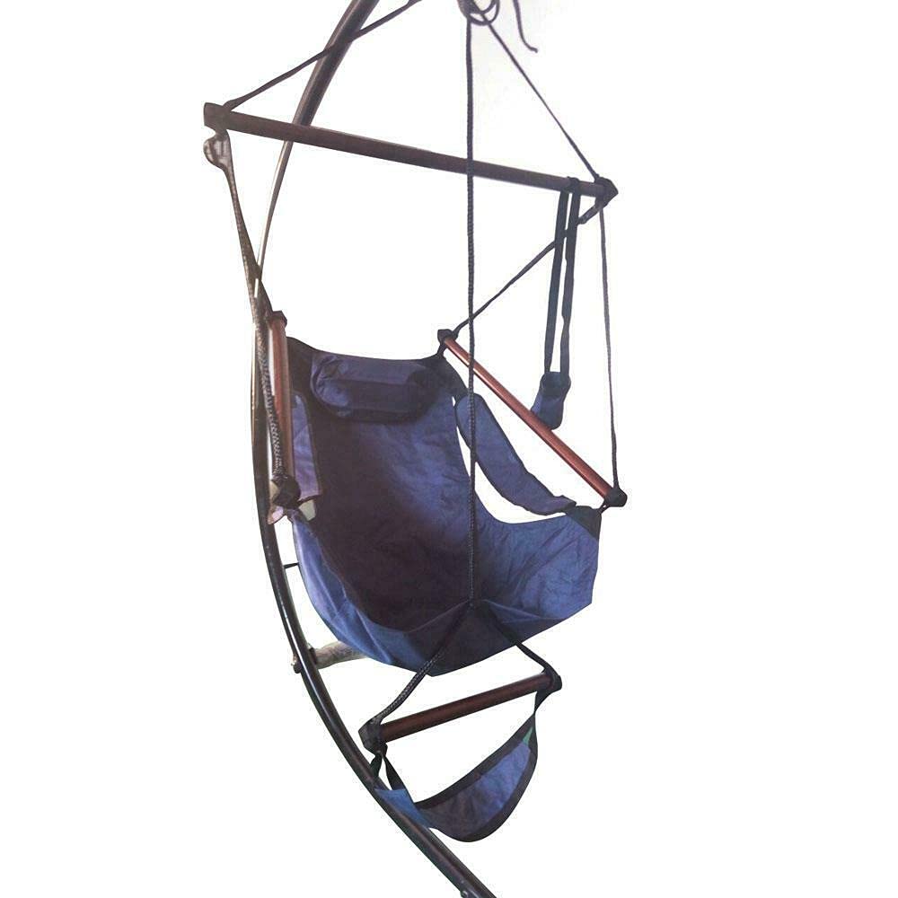 Signature Camping Hammock with Stand & Carry Bag - Portable Hammock for Backpacking, Hiking, Balcony & Outdoor Relaxation - Durable Hammock Swing for Camping Gear & Supplies