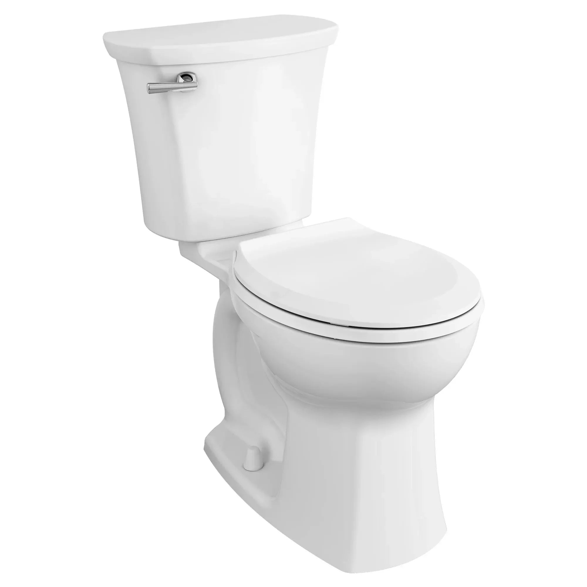 Edgemere Two-Piece 1.28 GPF/4.8 LPF Water-Saving Round Front Toilet with Soft-Close Seat - Perfect for Small Bathrooms & Modern Homes