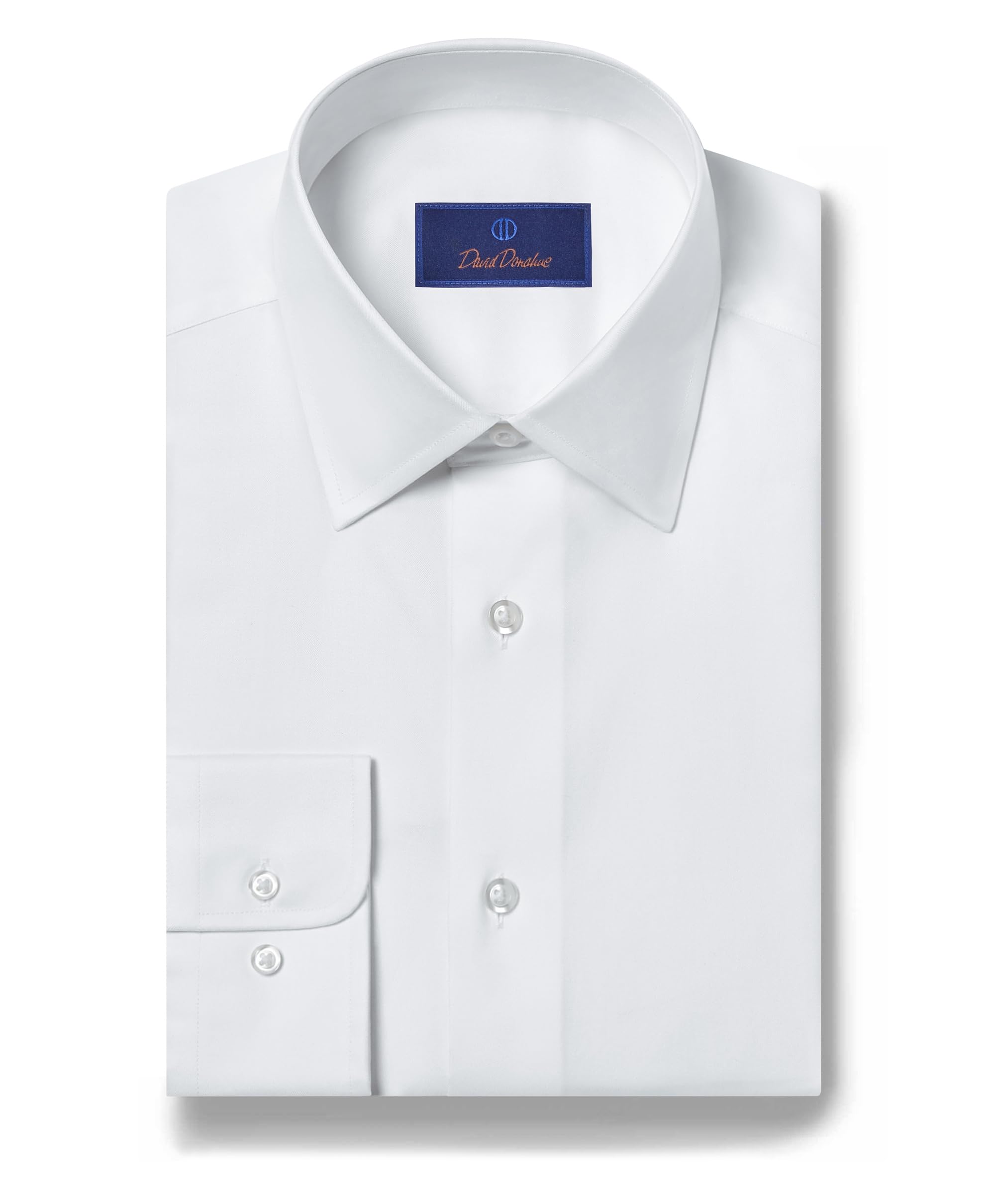 Men's 100% Cotton Twill Dress Shirt - Classic Regular Fit Business Casual Shirt for Office, Wedding & Formal Occasions