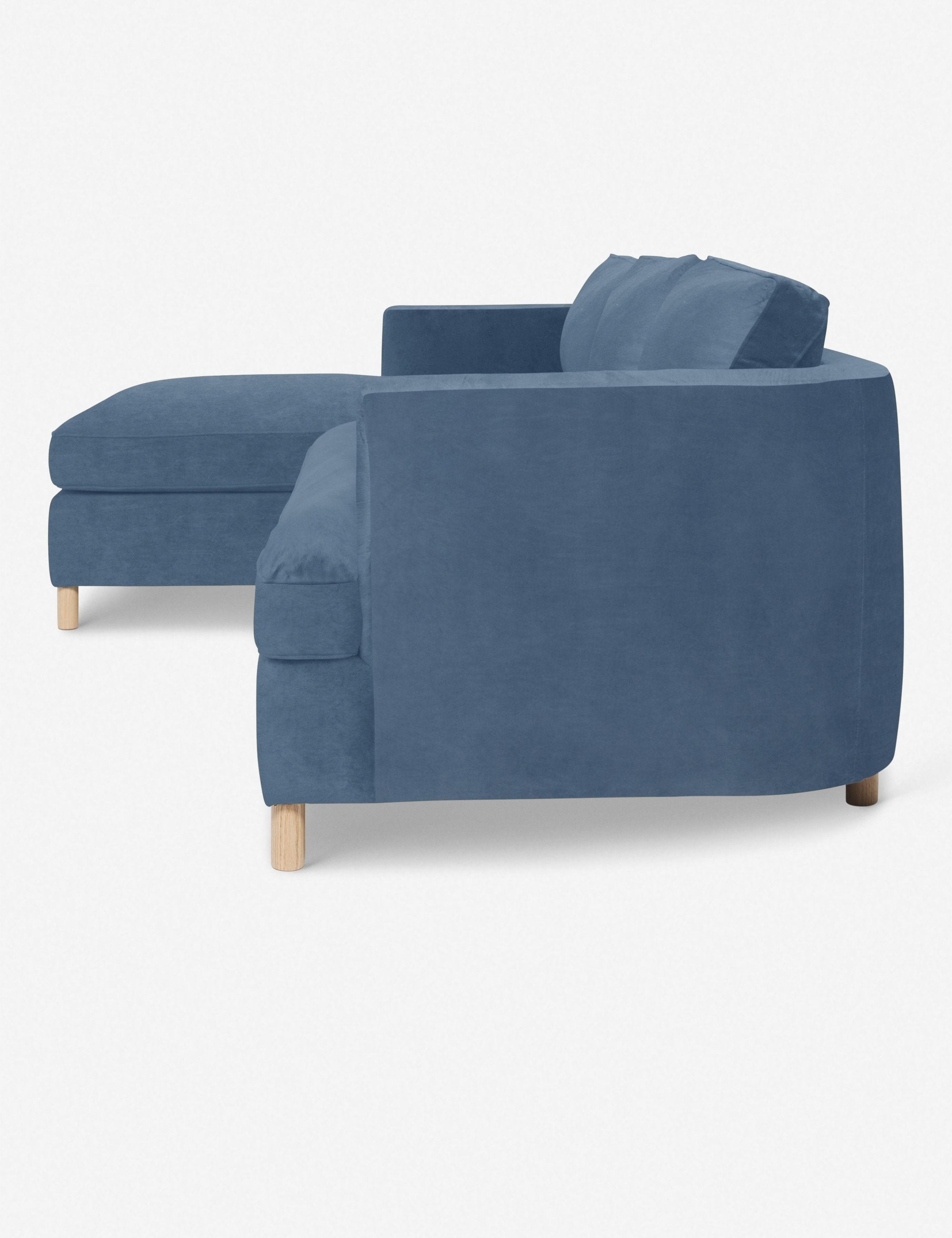 Belton Sectional Sofa by Ginny Macdonald - Modern L-Shaped Couch for Living Room, Family Room & Lounge | Comfortable Fabric Upholstery