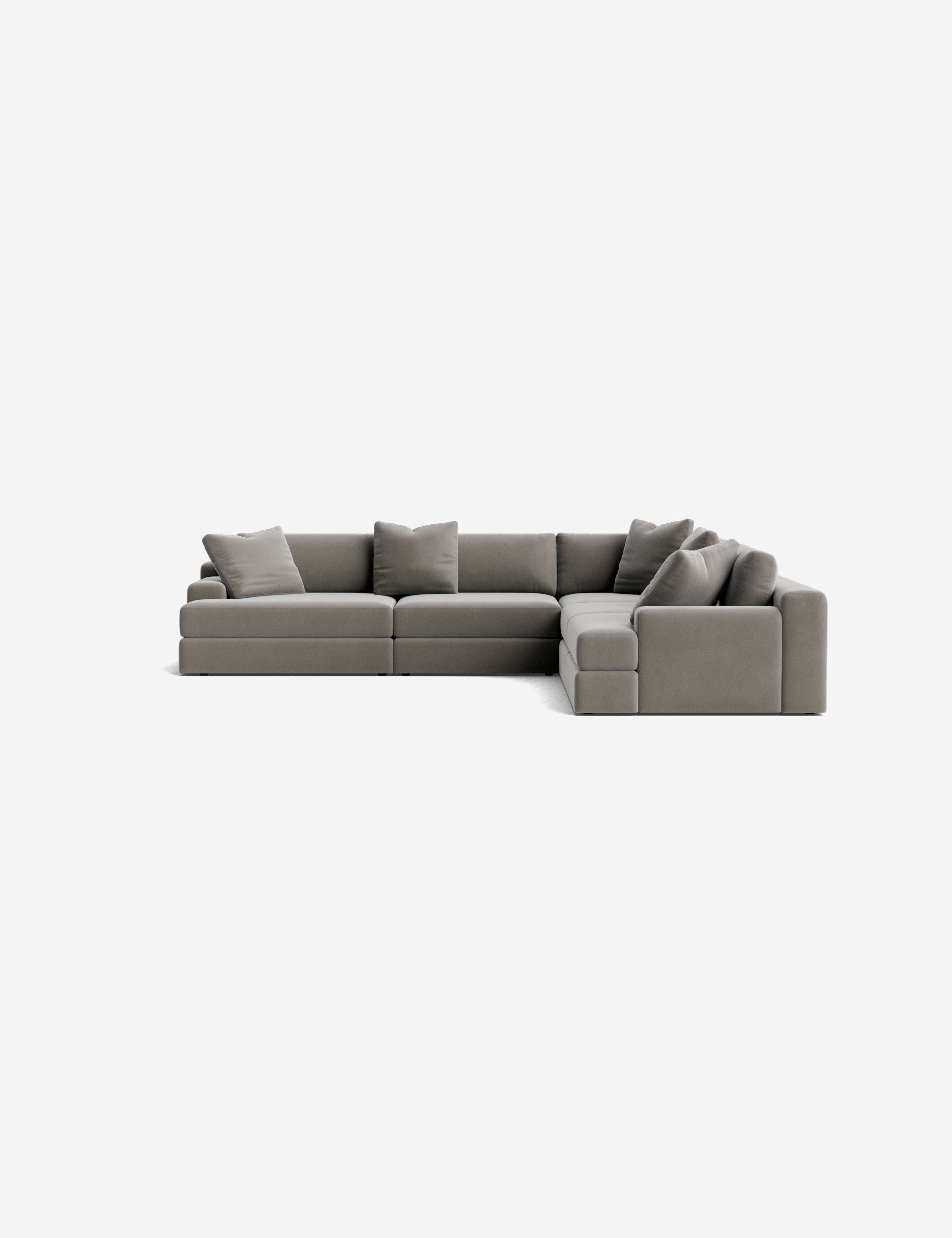 Felton Modern L-Shaped Corner Sectional Sofa with Storage | Comfortable Fabric Couch for Living Room, Family Room & Small Spaces | Perfect for Movie Nights & Relaxing