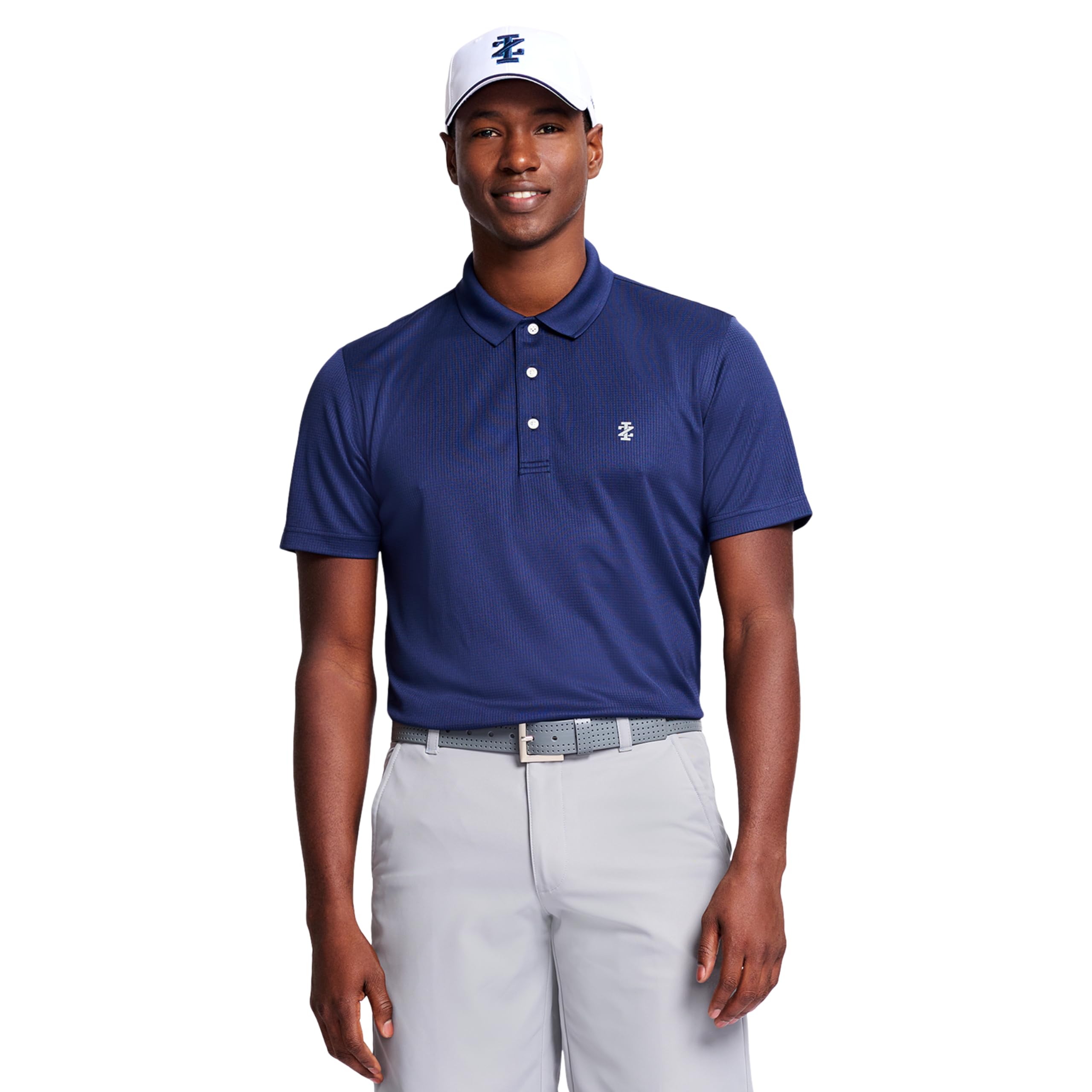 IZOD Men's Performance Golf Polo Shirt - Moisture-Wicking & Breathable - Perfect for Golf, Casual Wear & Outdoor Activities