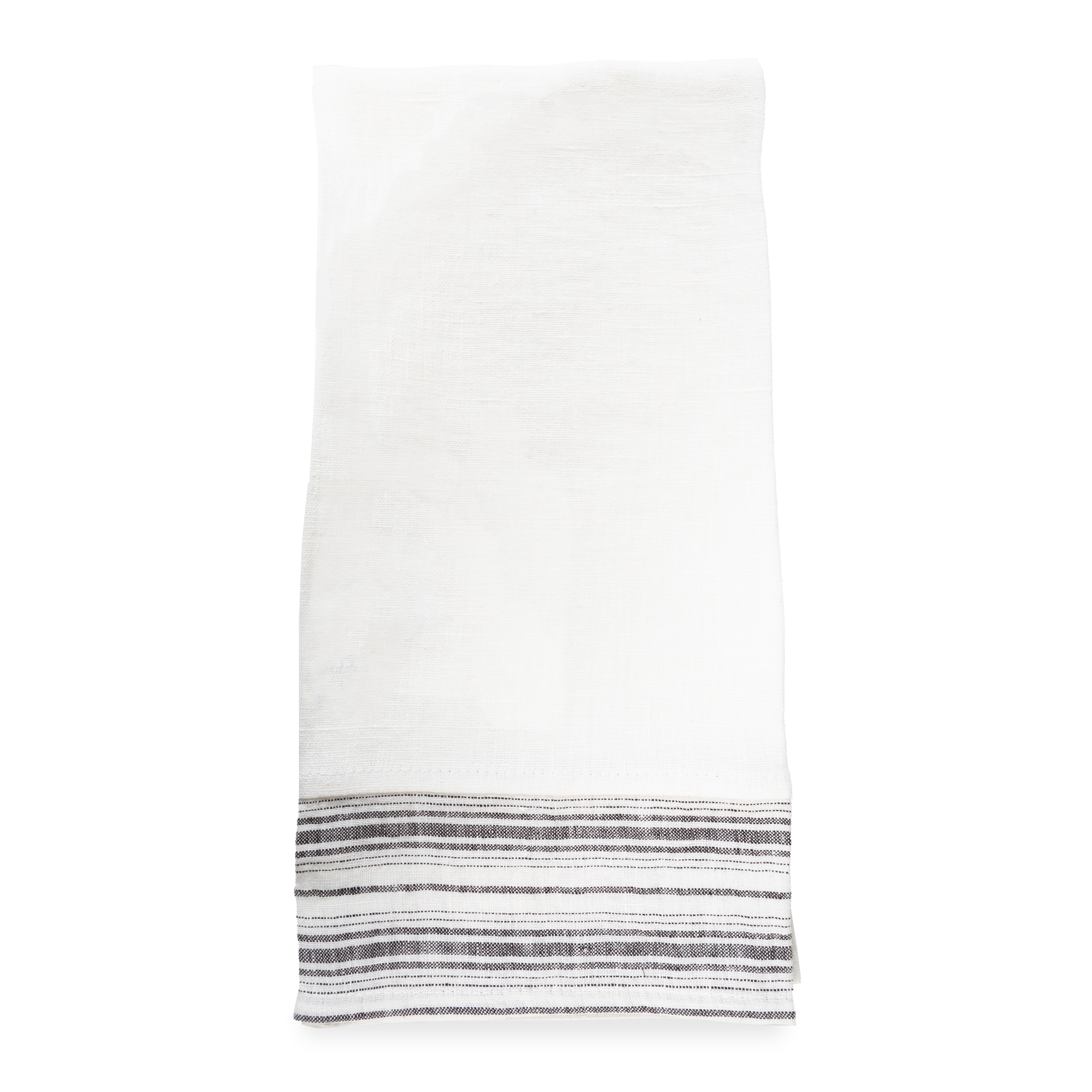 Premium Linen Border Guest Towels - Soft & Absorbent Bathroom Hand Towels for Home, Hotel & Spa Use - Elegant Decorative Towels for Powder Rooms & Guest Bathrooms