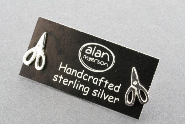 Sterling Silver Scissor Stud Earrings for Women - Perfect for Everyday Wear, Parties, and Gifts