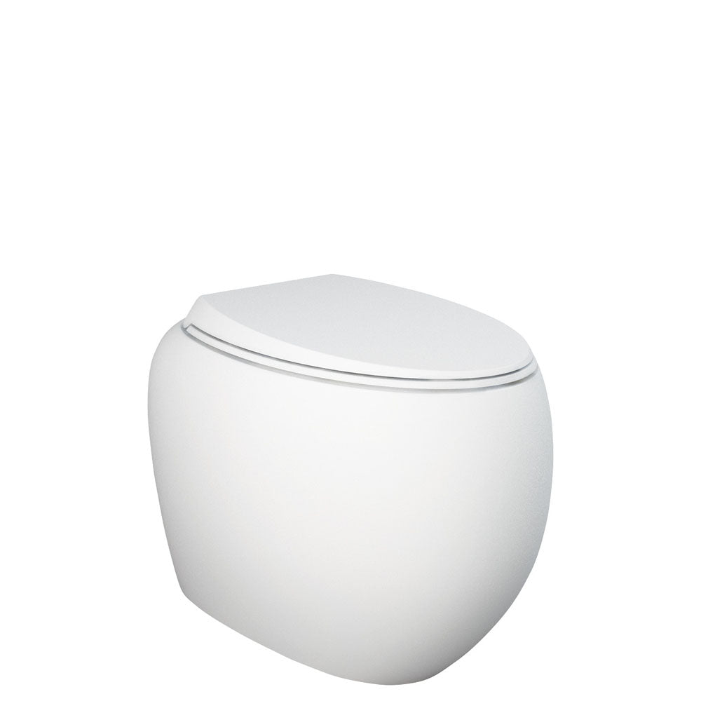 Fienza Rak Cloud Wall Faced Suite - Matte White Finish | Modern Bathroom Vanity Set for Contemporary Homes