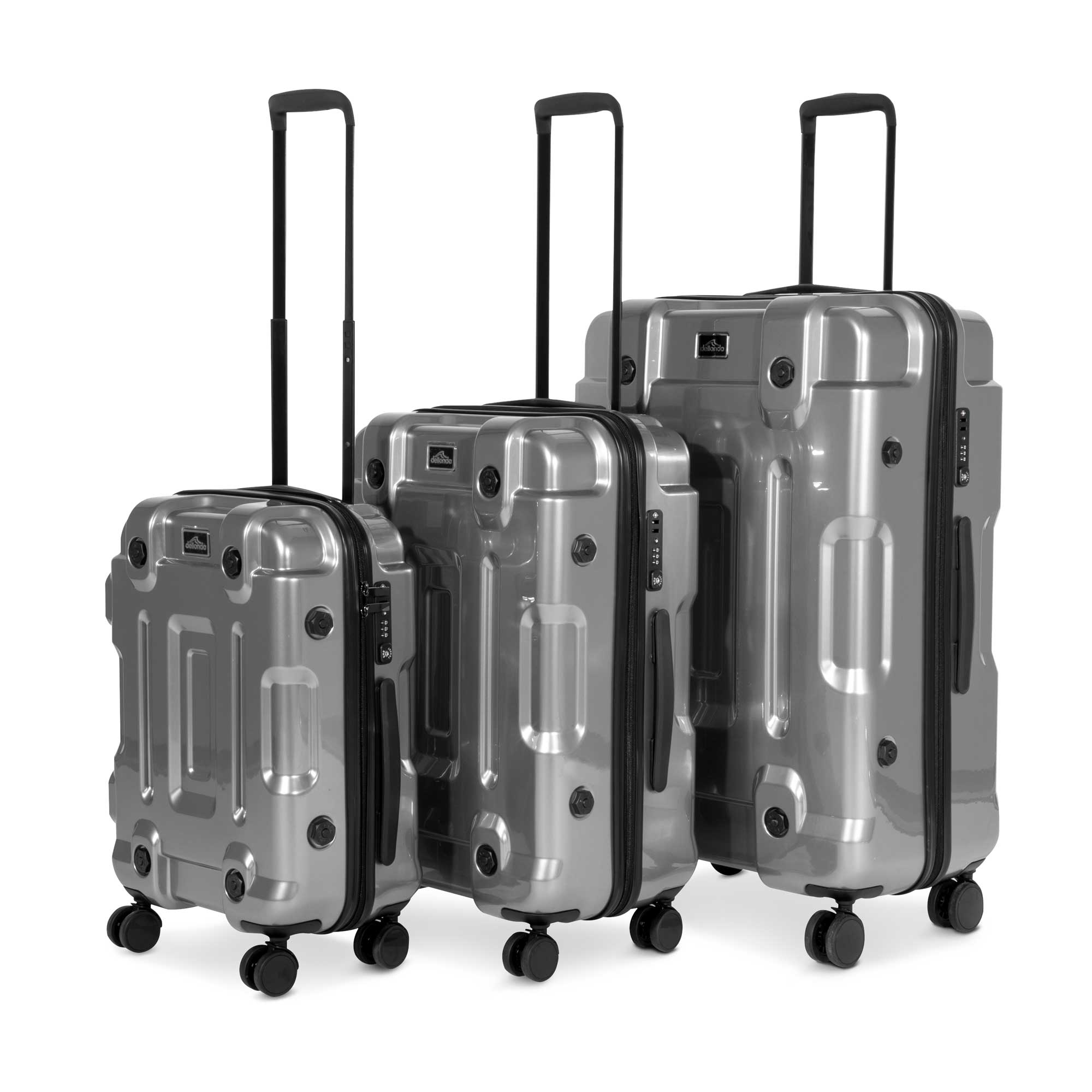 3-Piece Lightweight ABS/PC Luggage Set with TSA Lock - 20