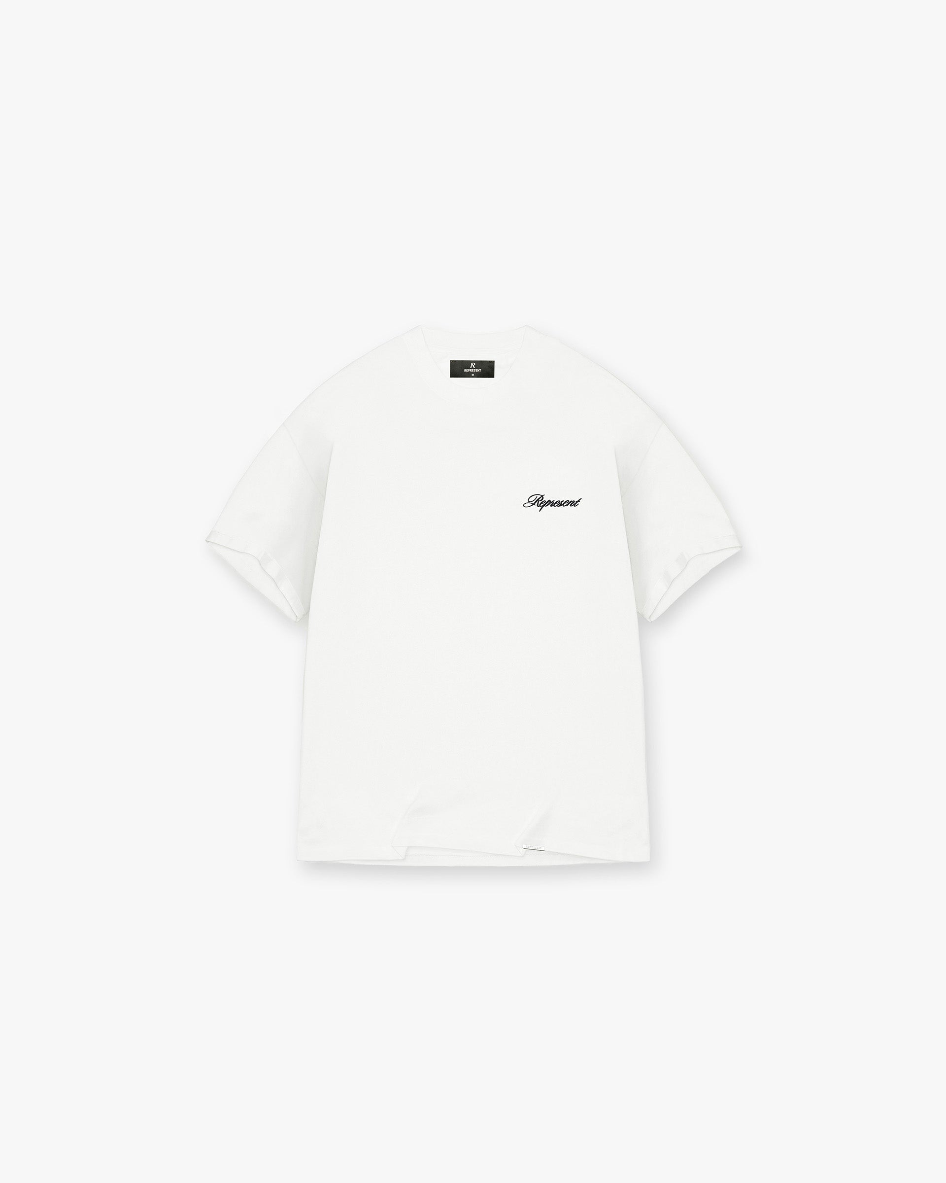 Script Logo T-Shirt - Flat White | Stylish Casual Wear for Everyday Outfits & Street Fashion