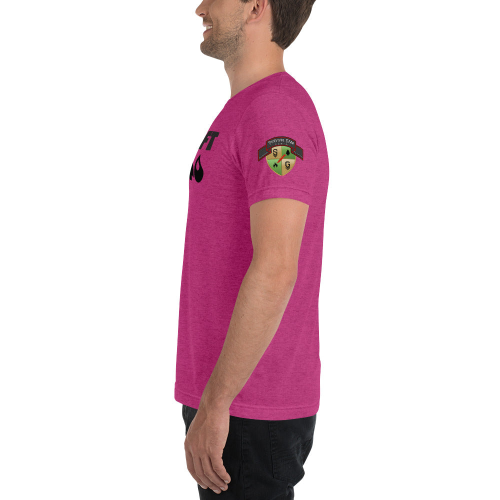 Bushcraft AF Short Sleeve T-Shirt for Men - Outdoor Adventure & Camping Shirt - Durable Quick-Dry Hiking Tee for Summer Activities