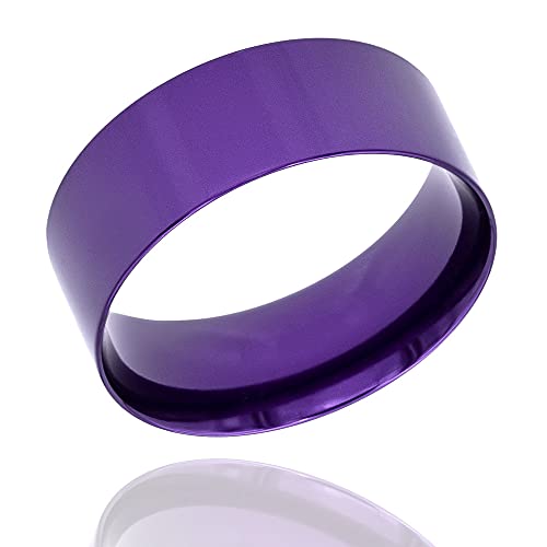 8mm Purple Aluminum