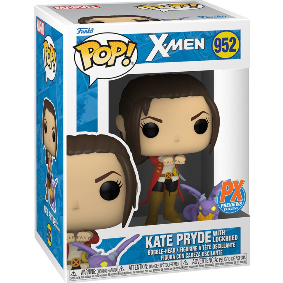 X-Men Kate Pryde with Lockheed and Buddy Action Figure - Marvel Comics Collectible Toy for Display & Play - Perfect for Superhero Fans & Collectors