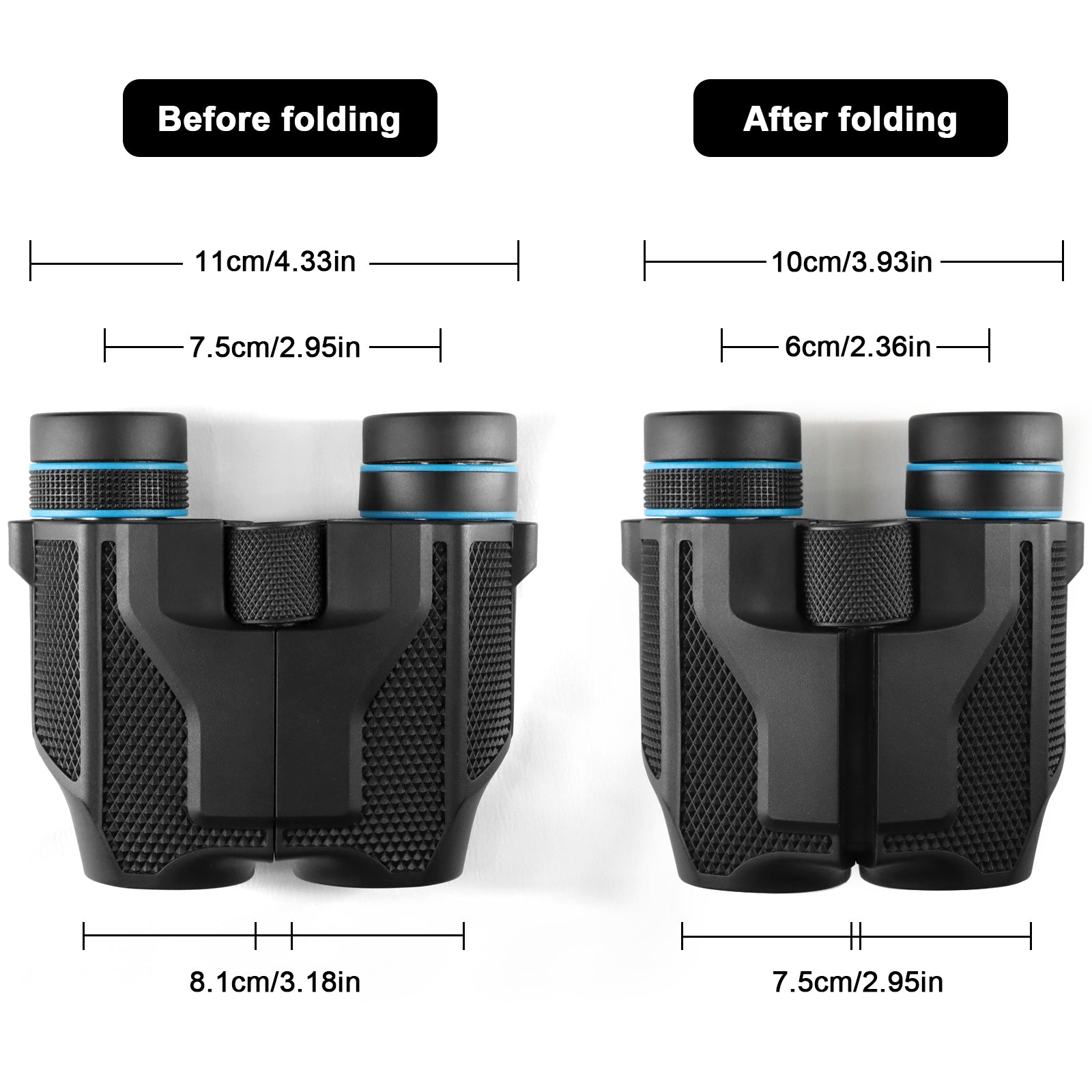 Wetene Compact Bird Watching Binoculars - Lightweight & Portable HD Optics for Birding, Hiking, Travel & Outdoor Adventures - Perfect for Backyard Birding, Wildlife Observation & Nature Exploration