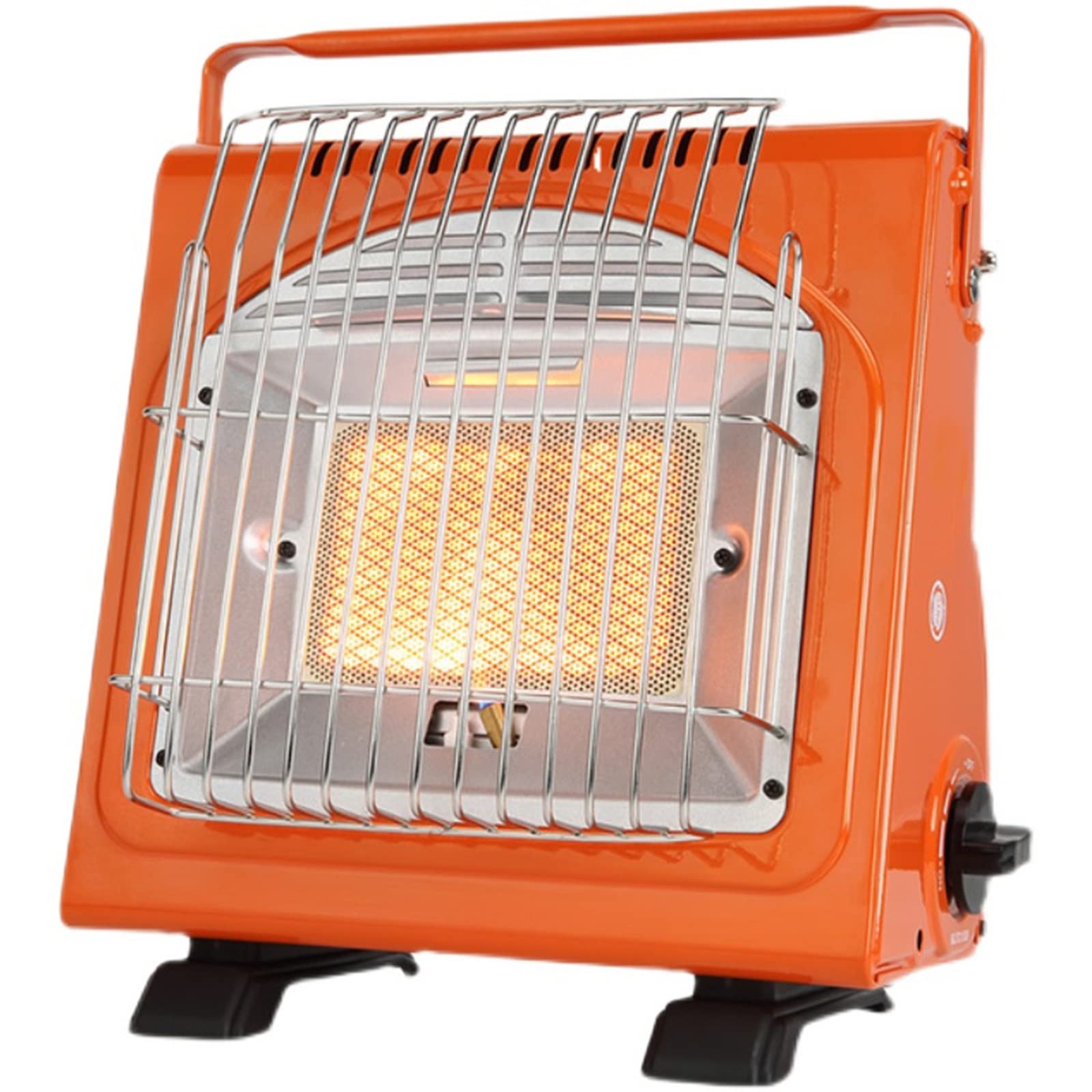 Portable Outdoor Gas Heater for Camping - 2-in-1 Heating & Cooking Stove with Handle - Multifunctional Space Heater for Caravan, Fishing, Hiking & Emergency Use - Ideal for Outdoor Adventures & Power Outages