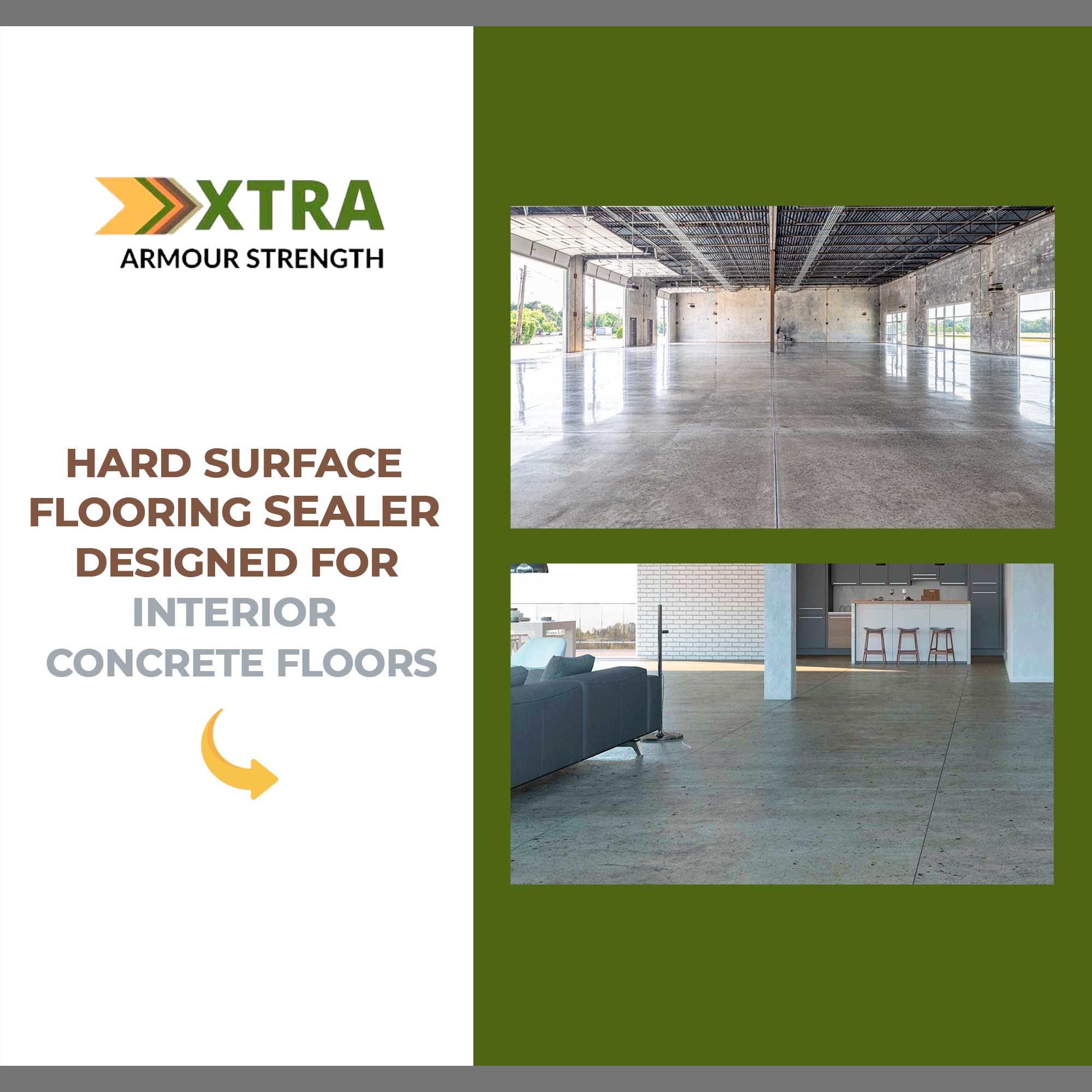 CoverShield U140 Gloss Hard Surface Flooring Sealer - Professional Grade 2-Part Kit (1 Quart) | Stain & Wear Resistant | Ideal for Wood, Concrete & Tile Floors in Homes, Offices & Commercial Spaces
