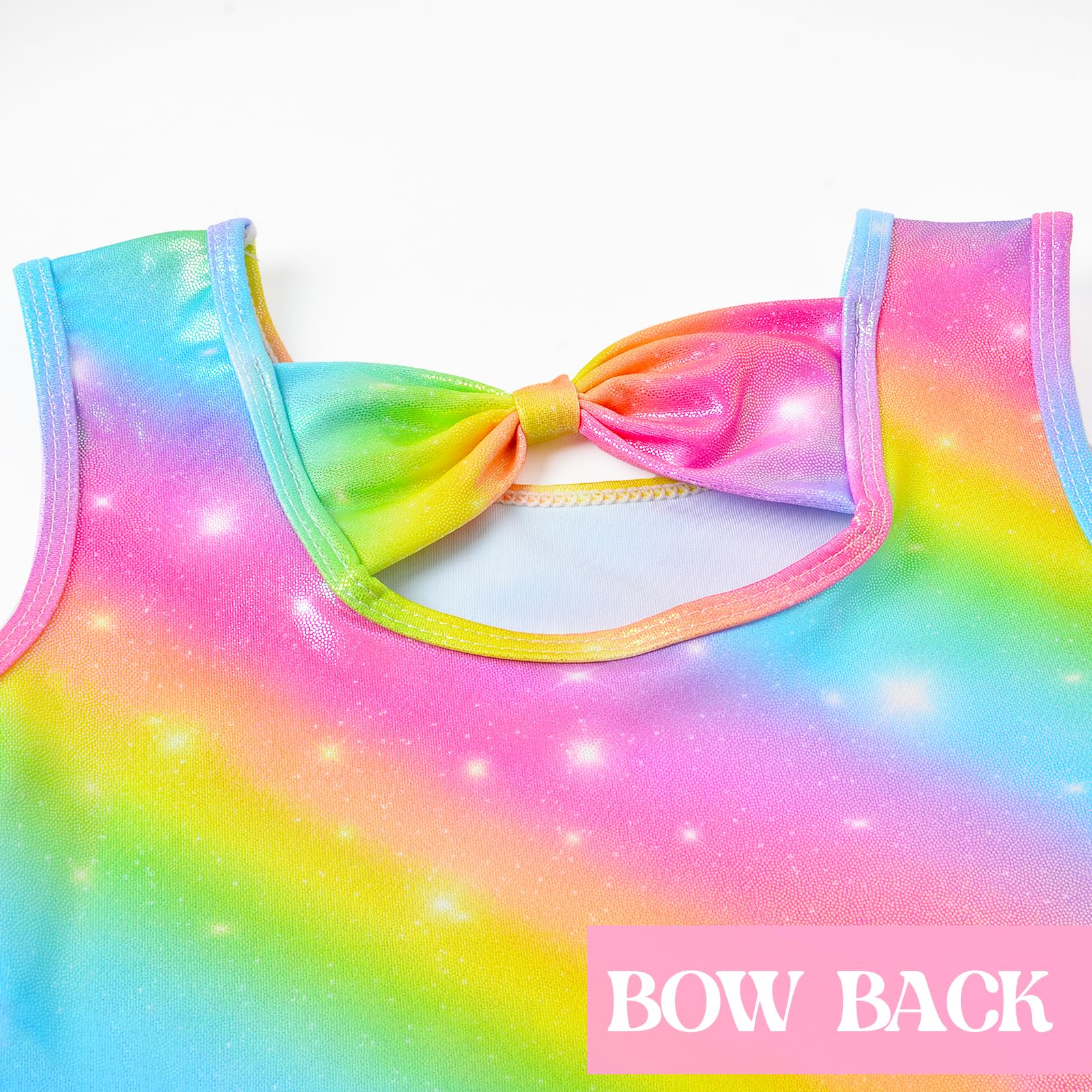 Sylfairy Girls Ballet Leotard with Removable Skirt - Dance Dress & Gymnastic Leotard for Ages 3-10 - Perfect for Ballet Class, Recitals & Dance Performances