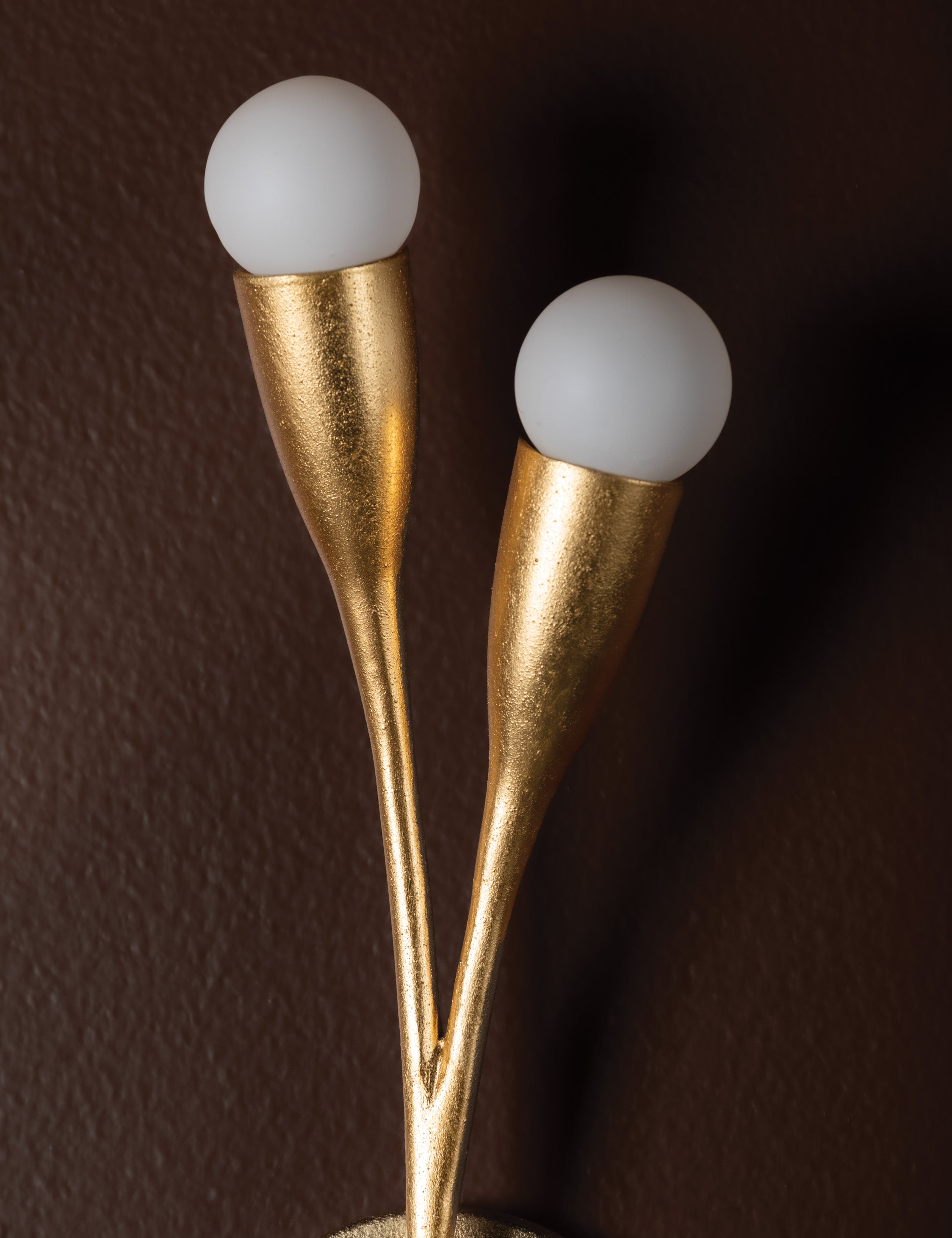 Eny Lee Parker x Mitzi Elsa Sconce Wall Light - Modern Boho Brass Wall Sconce with Frosted Glass Shade for Bedroom, Living Room, or Hallway Lighting