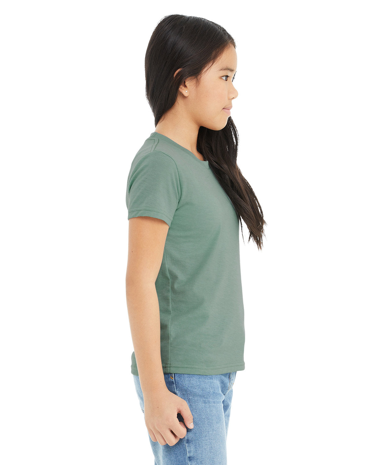Bella + Canvas 3001YCV Youth CVC Jersey T-Shirt - Soft Cotton Blend Short Sleeve Tee for Kids & Teens - Perfect for School, Sports & Everyday Wear