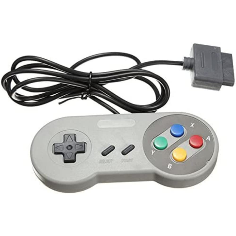 TRIXES SNES Retro Game Controller - Replacement Joypad for SNES Gaming