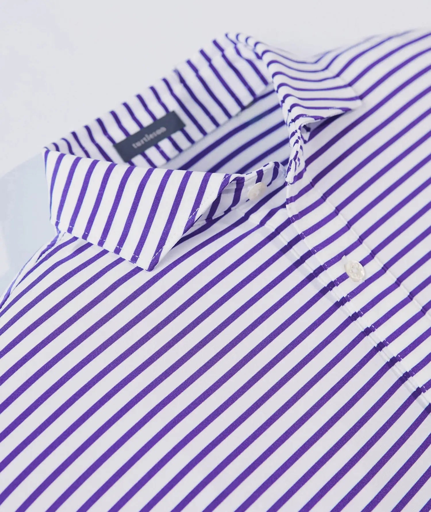 GUS Stripe Performance Polo Shirt for Men - Moisture Wicking, Breathable & Comfortable - Perfect for Golf, Tennis & Casual Wear