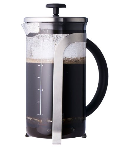 Aerolatte French Press Coffee Maker - 4 Cup Stainless Steel Coffee Press for Rich & Bold Brew - Perfect for Home, Office & Camping Use
