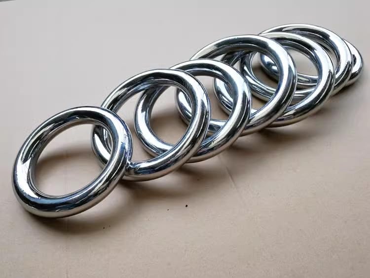 Wushu Metal Forearm Training Rings - Hong Quan Iron Rings for Martial Arts Strength & Grip Training | Natural Material for Kung Fu, MMA & Fitness Workouts
