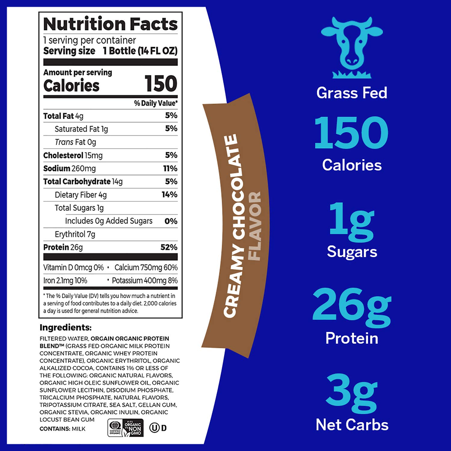 Orgain Organic Protein Shakes Bundle - Whey & Milk Protein Meal Replacement, Ready-to-Drink (12 Pack) + Vitamin Nutrition Shakes (12 Pack) | Post-Workout Recovery & Healthy Breakfast On-The-Go
