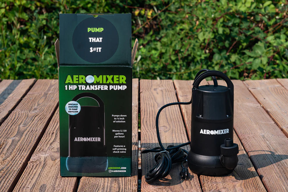 AeroMixer 1 HP Transfer Pump - High Performance Liquid Transfer Pump for Industrial, Agricultural & Marine Use