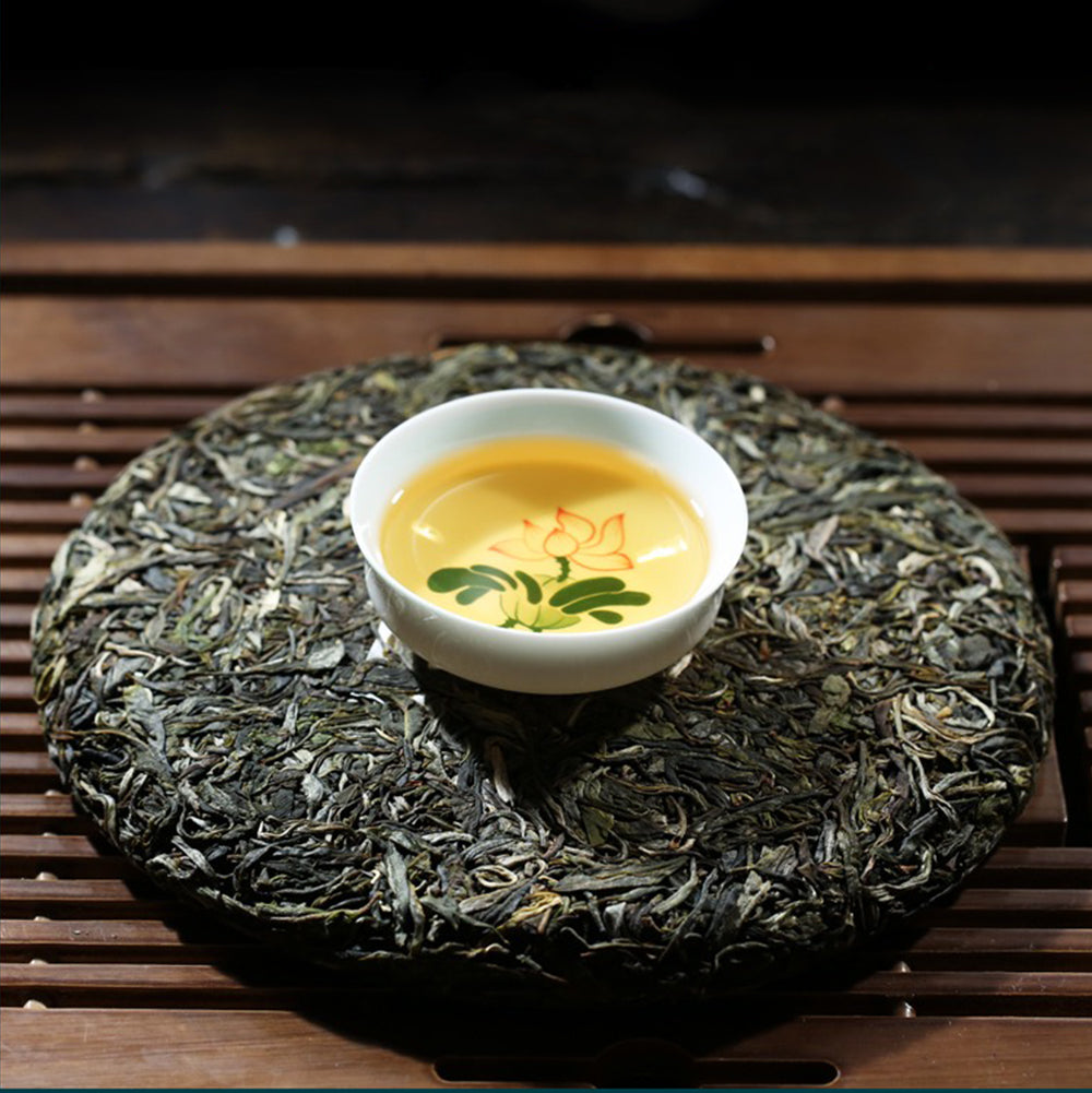 Premium Raw Puer Tea Cakes in Exquisite Beijing Opera Gift Box - Authentic Yunnan Pu-erh Tea for Gifting, Collecting & Daily Brewing - Perfect for Tea Ceremonies, Home Enjoyment & Special Occasions